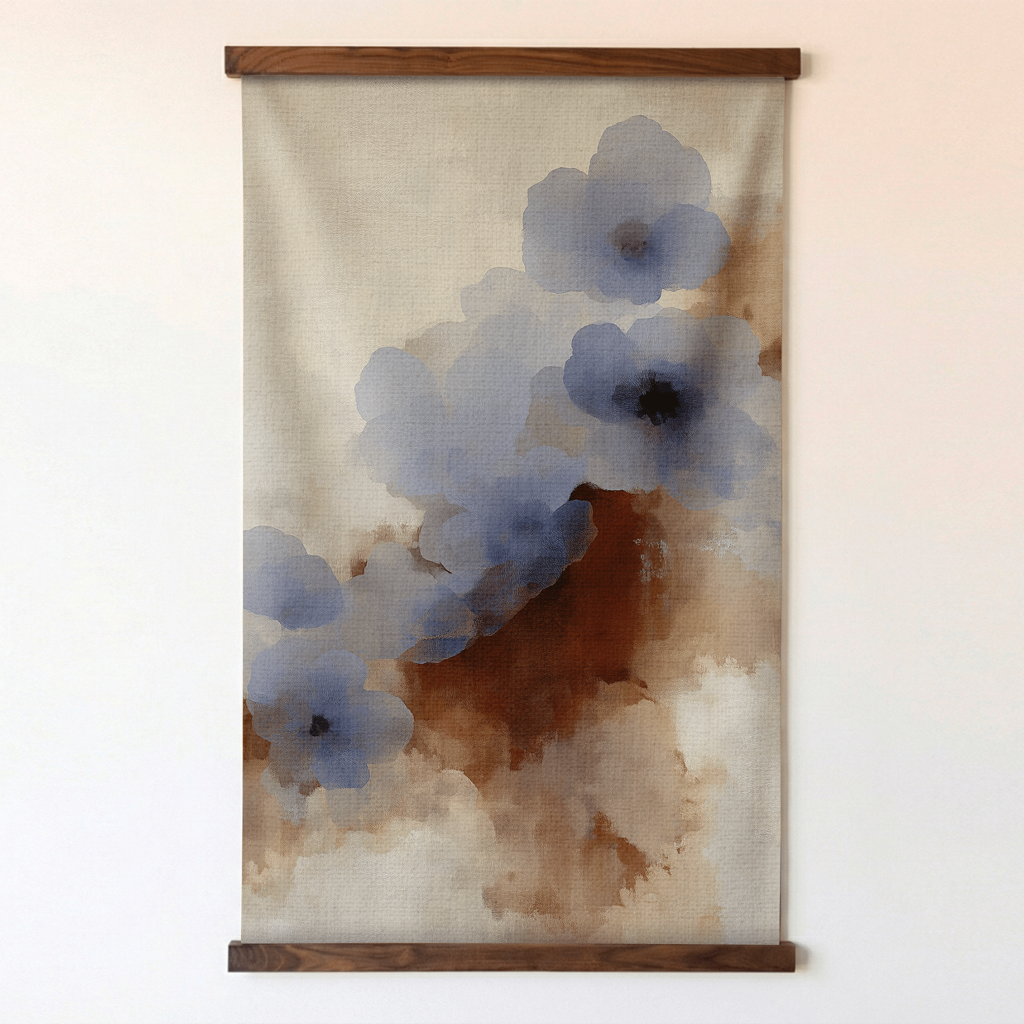 Blue Bloom Drift - Tapestry - Benton Lane Home - Painted Paper