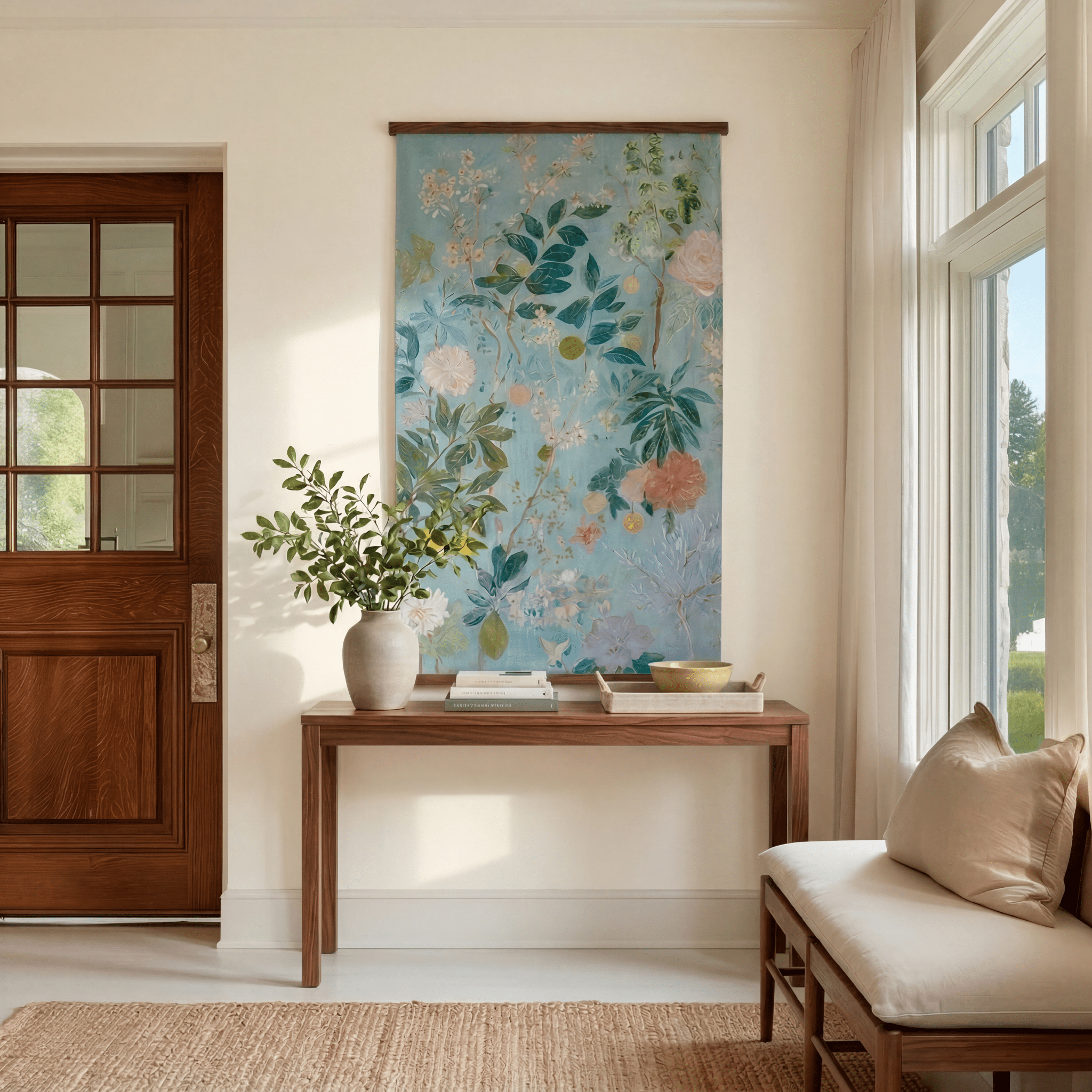 Blue Botanicals - Tapestry - Benton Lane Home - Lemon Park