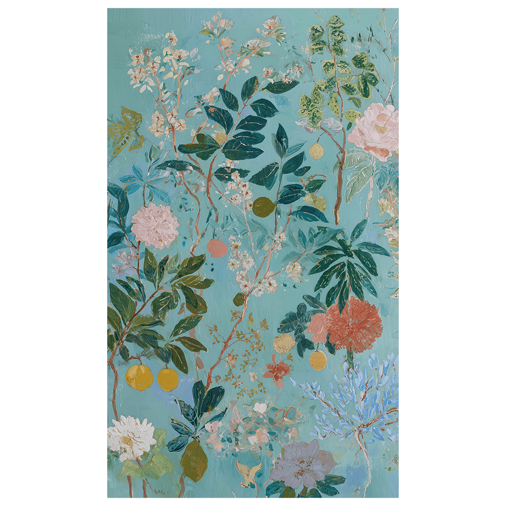 Blue Botanicals - Tapestry - Benton Lane Home - Lemon Park