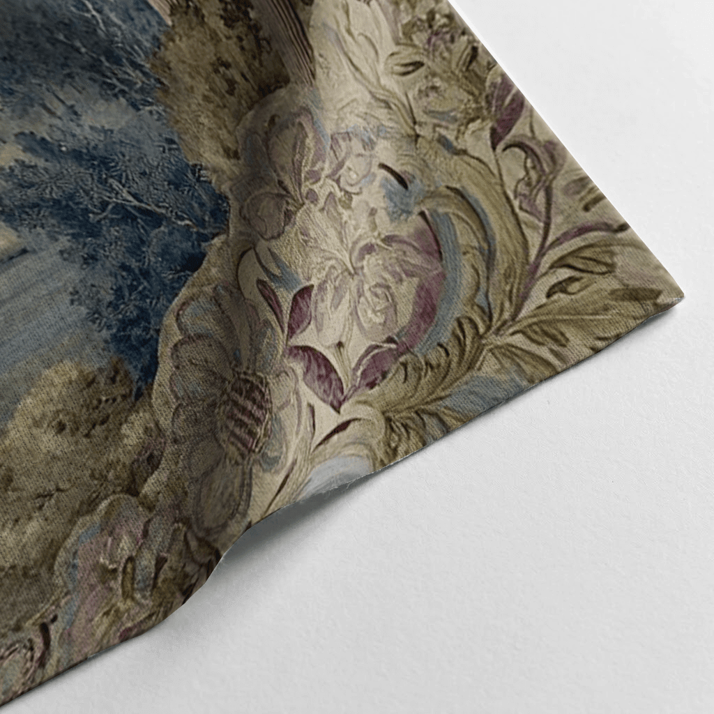 Blue Canopy Valley - Tapestry - Benton Lane Home - Painted Paper