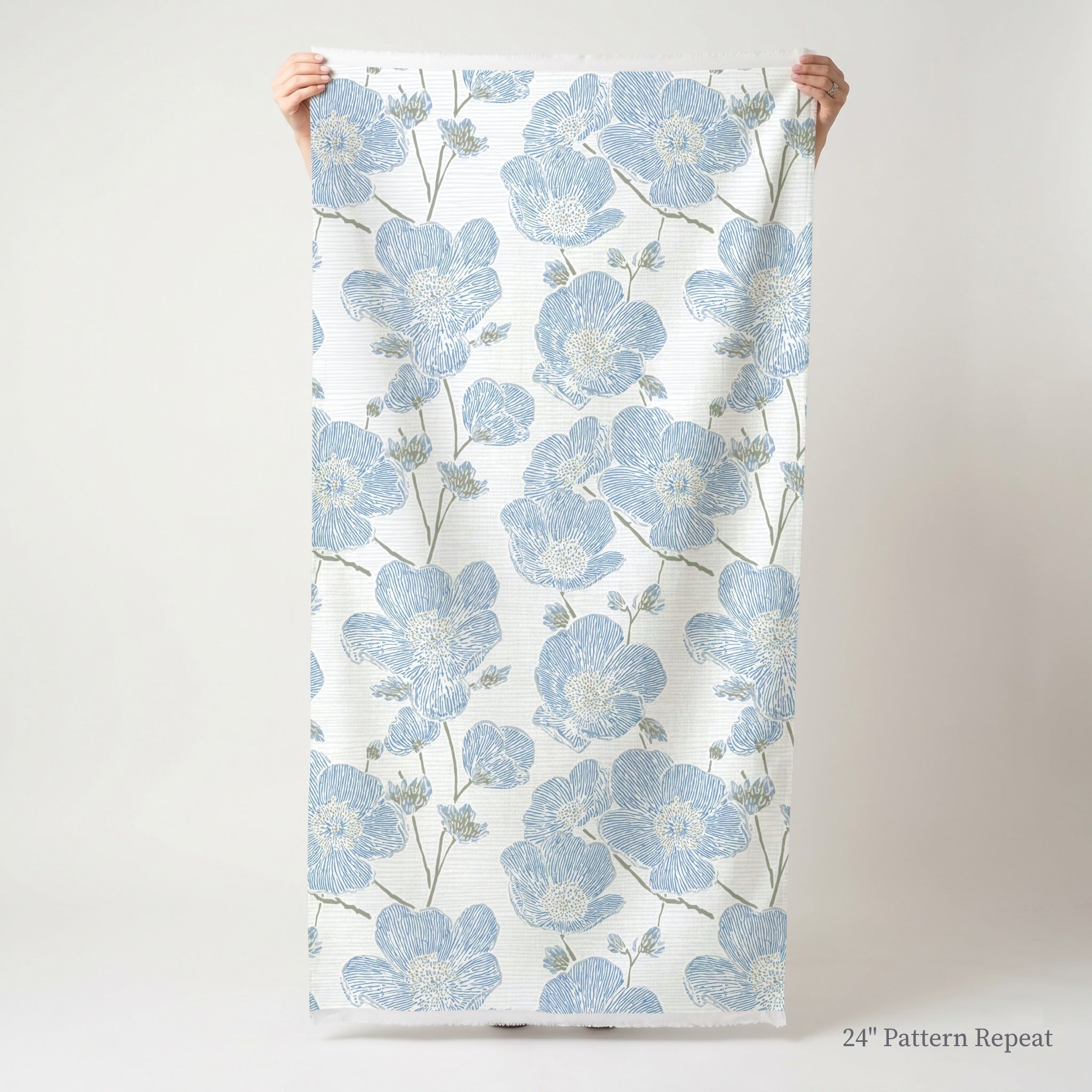 Blue Dresses - Fabric - Benton Lane Home - Lemon Park