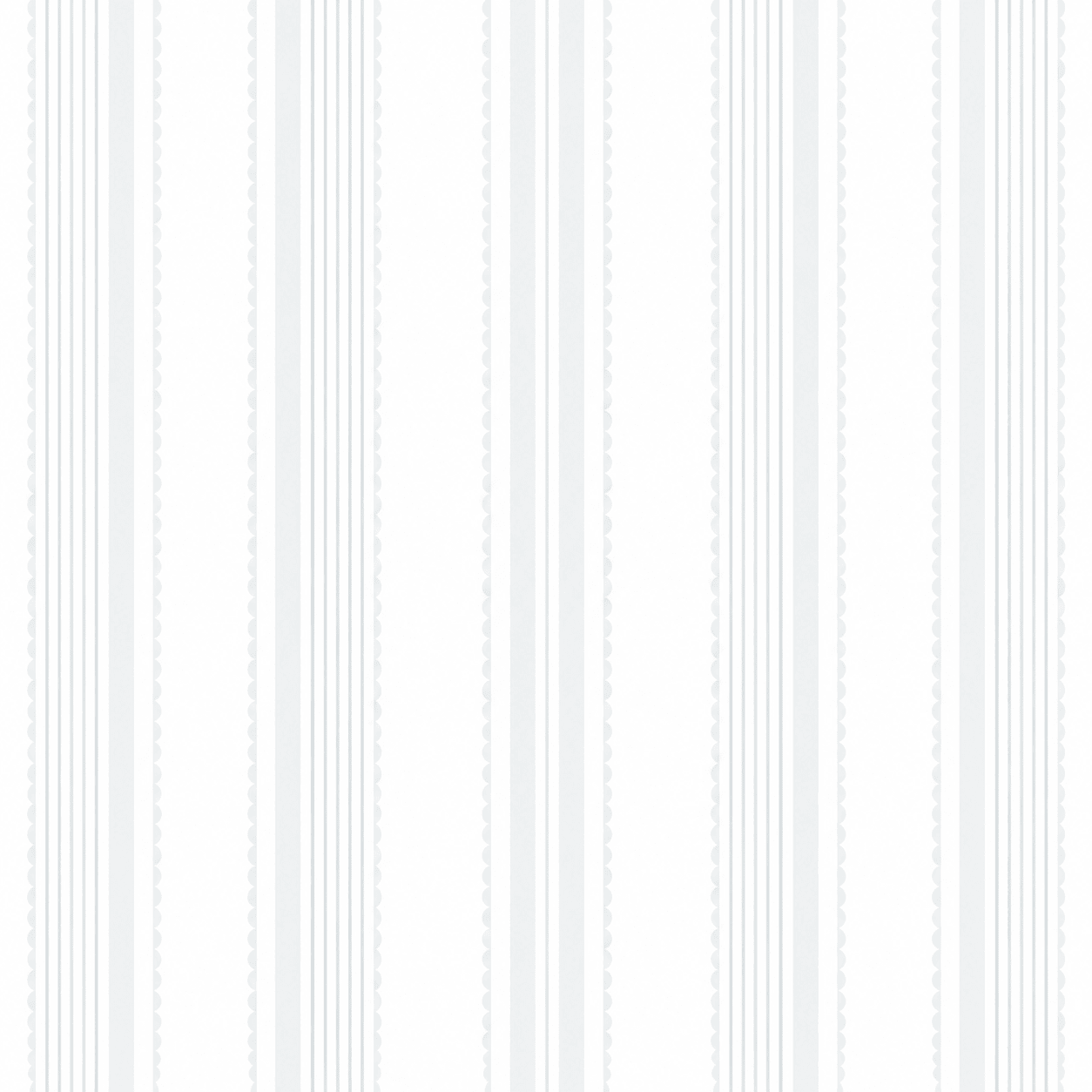 Blue Dresses Seashell Stripes Wallpaper - Lemon Park