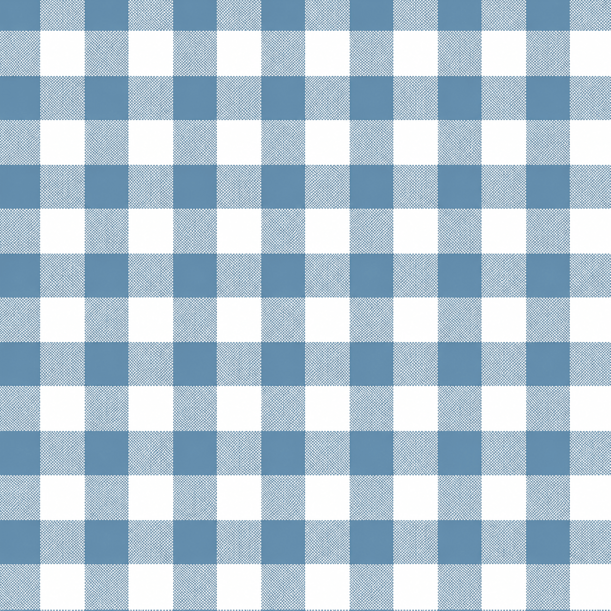 Blue Dresses Steel Blue Gingham Wallpaper - Lemon Park