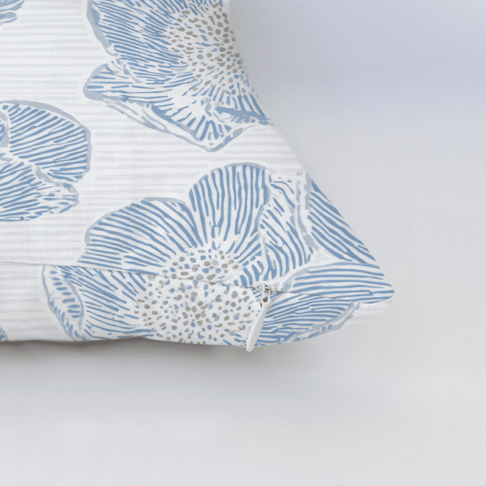 Blue Dresses Throw Pillow - Benton Lane Home - Lemon Park