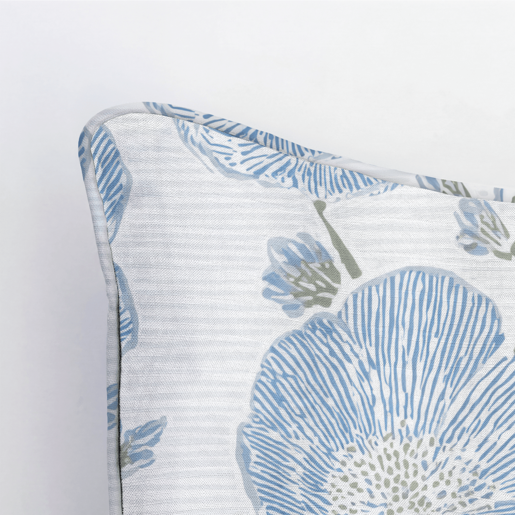 Blue Dresses Throw Pillow - Benton Lane Home - Lemon Park