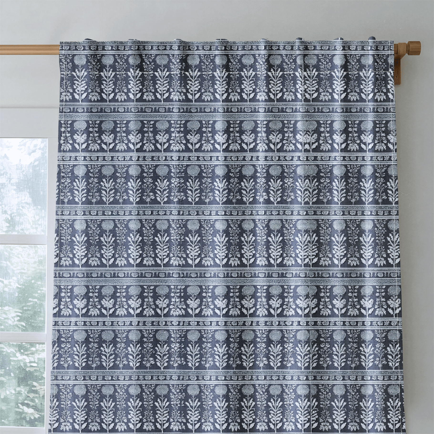 Blue Drift - Drapery - Benton Lane Home - Lemon Park