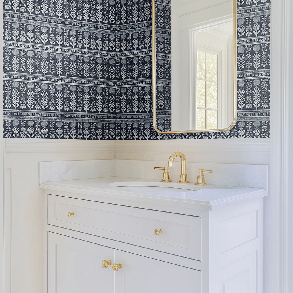 Blue Drift Wallpaper - Benton Lane Home - Lemon Park