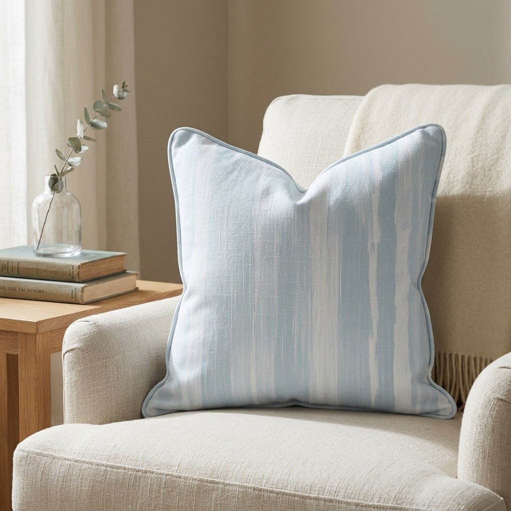 Blue Emily Throw Pillow - Benton Lane Home - Lemon Park