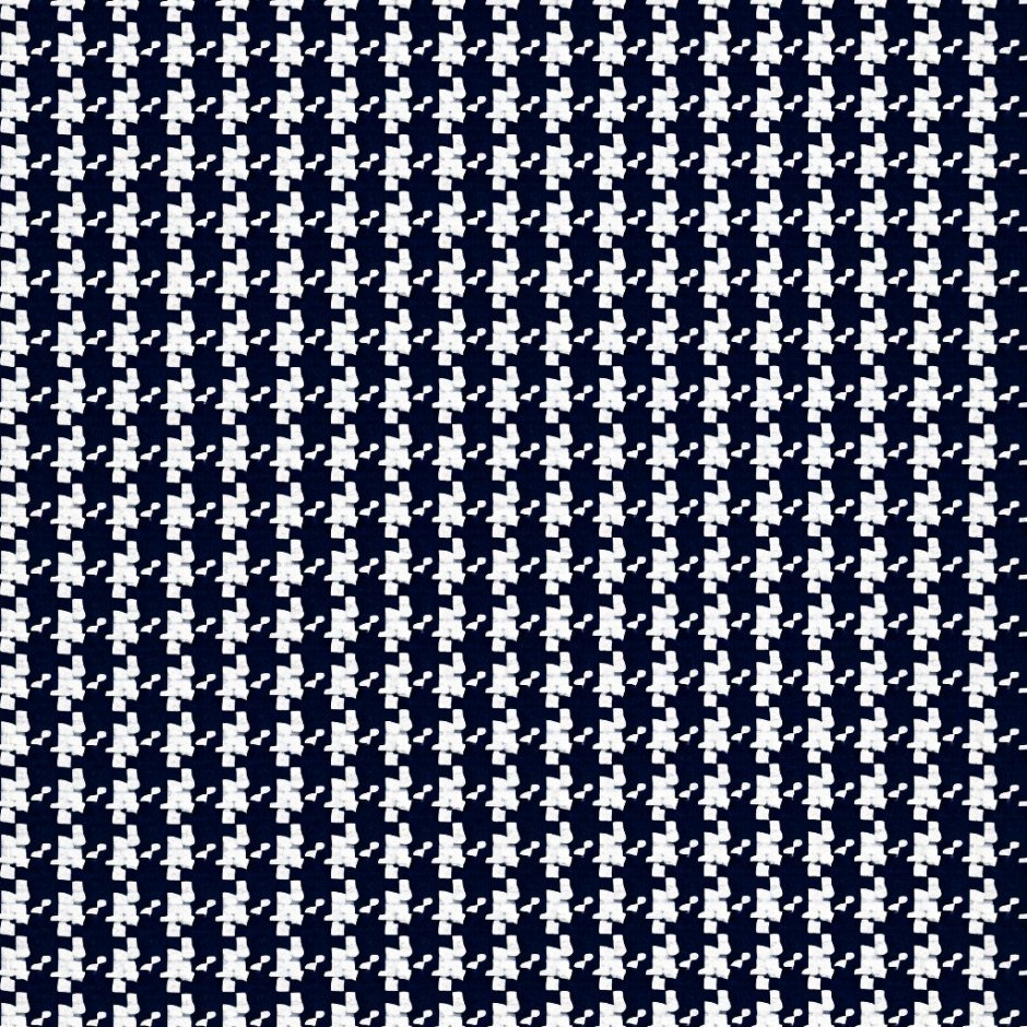 Blue Houndstooth Wallpaper - Benton Lane Home - Painted Paper