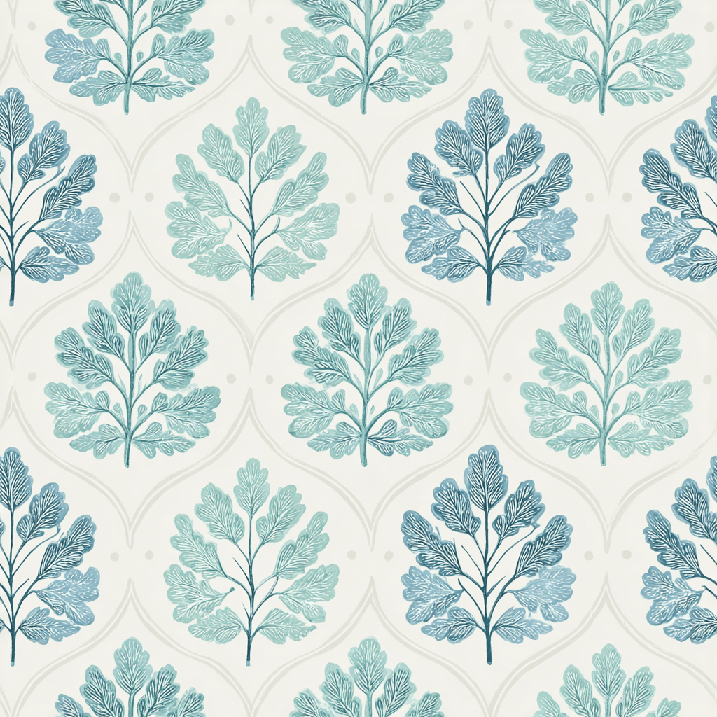 Blue Lagoon Wallpaper - Benton Lane Home - Painted Paper