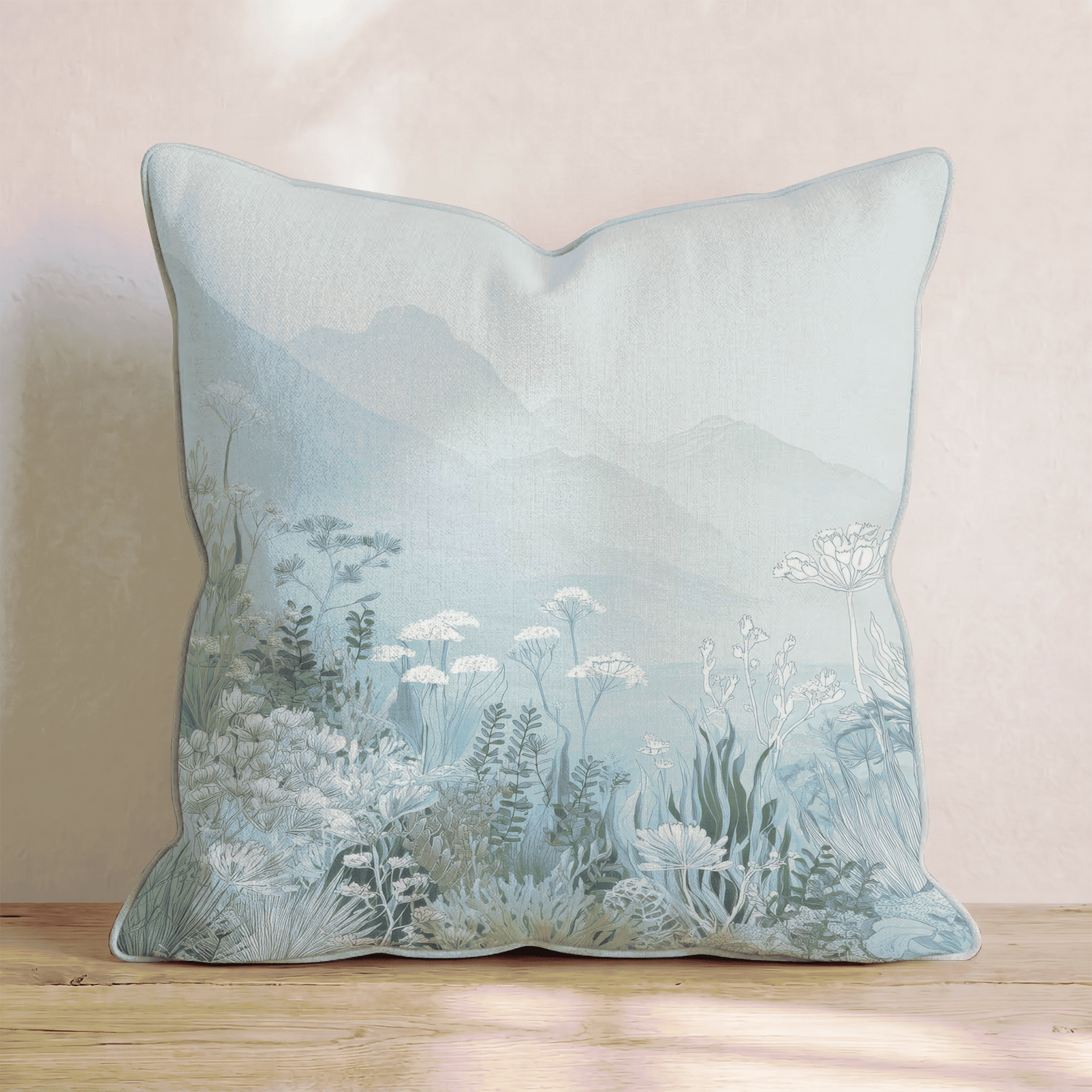 Blue Mountains Throw Pillow - Benton Lane Home - Hillcroft Home