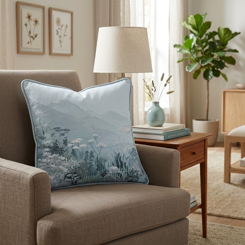 Blue Mountains Throw Pillow - Benton Lane Home - Hillcroft Home