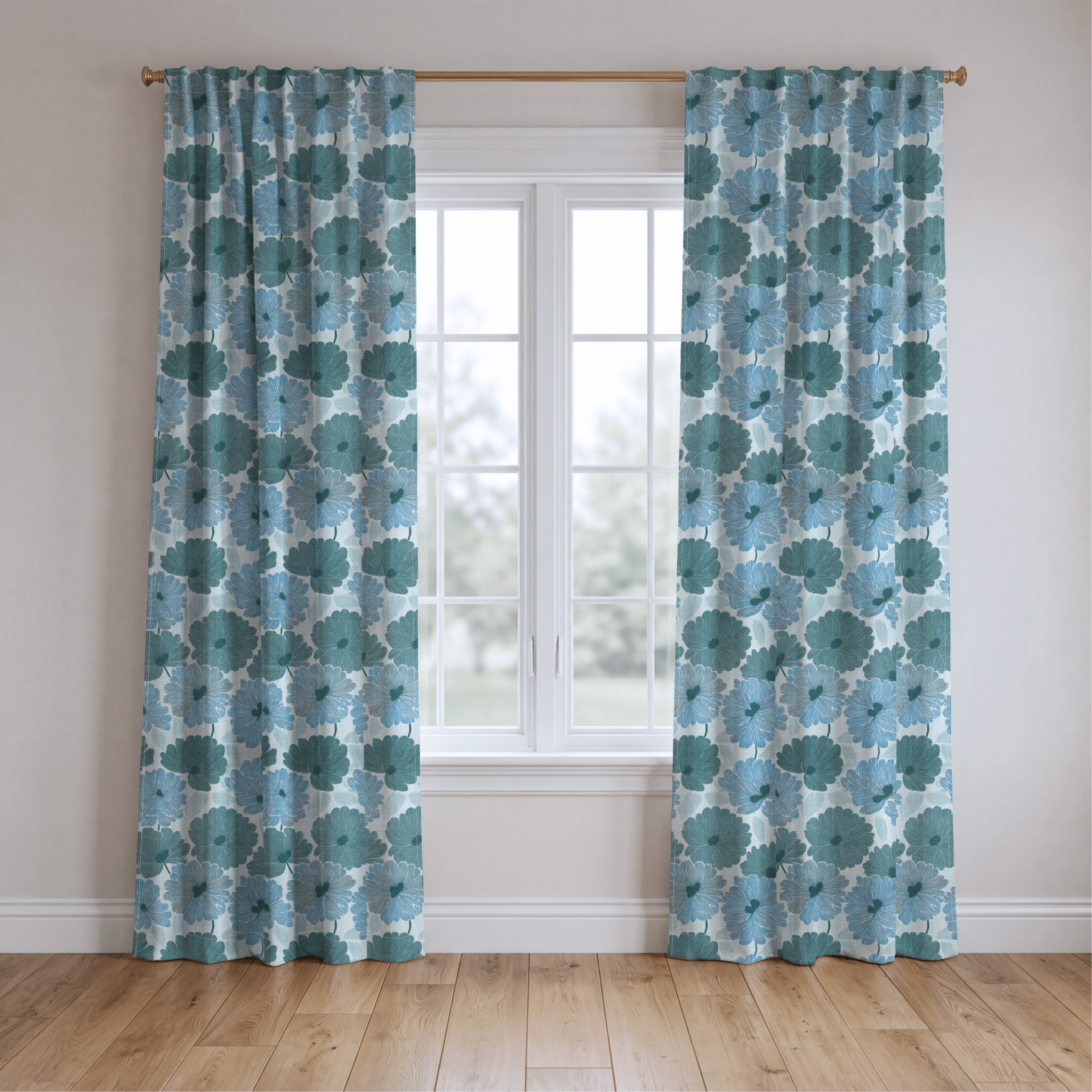 Blue My Robyn - Drapery - Benton Lane Home - Lemon Park