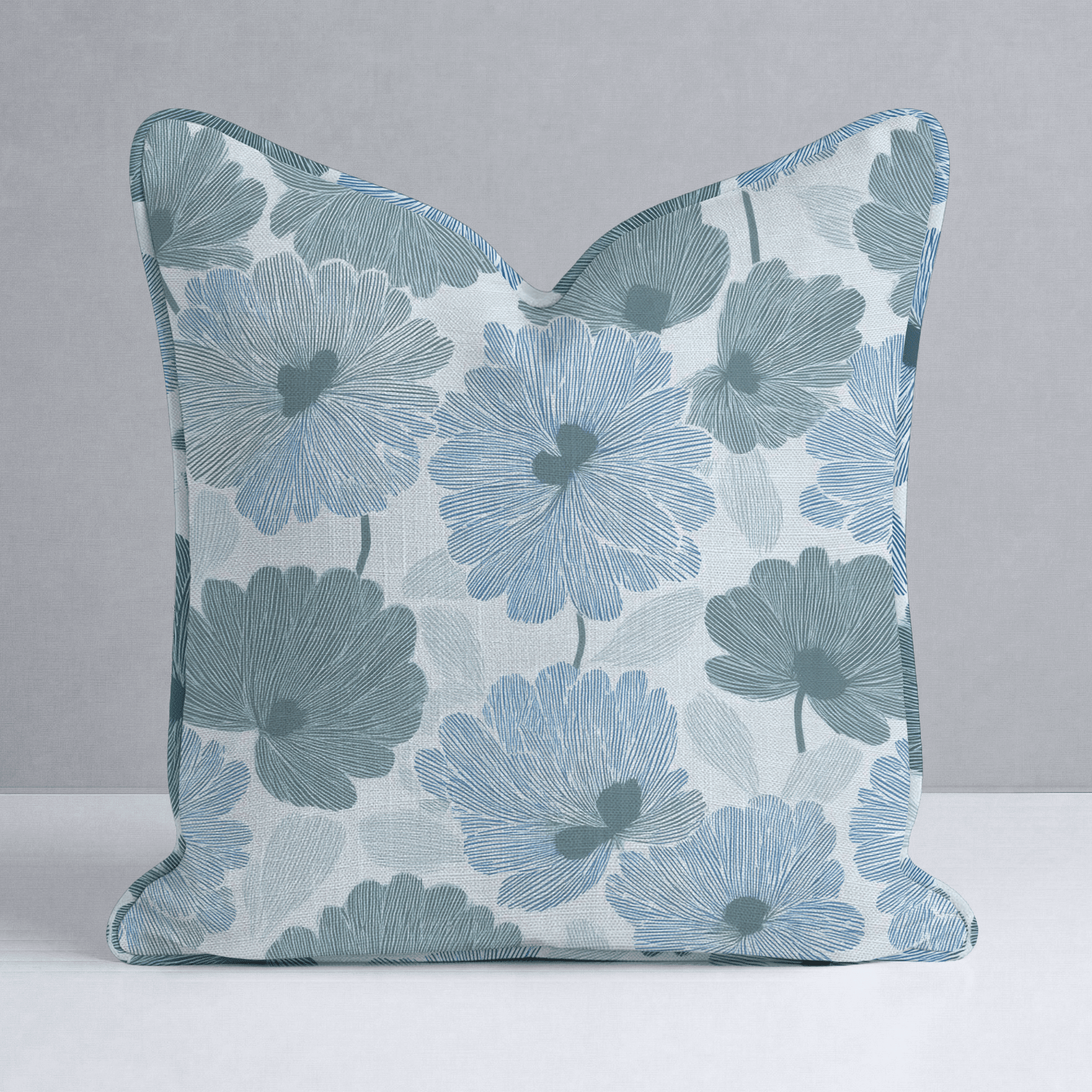 Blue My Robyn Throw Pillow - Benton Lane Home - Lemon Park