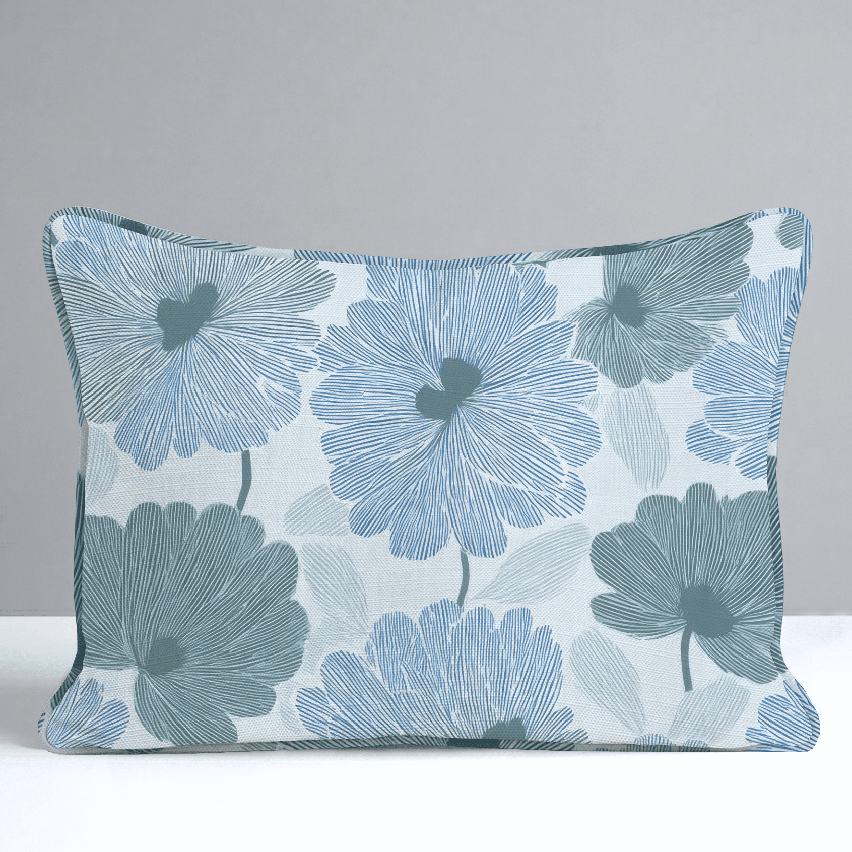 Blue My Robyn Throw Pillow - Benton Lane Home - Lemon Park