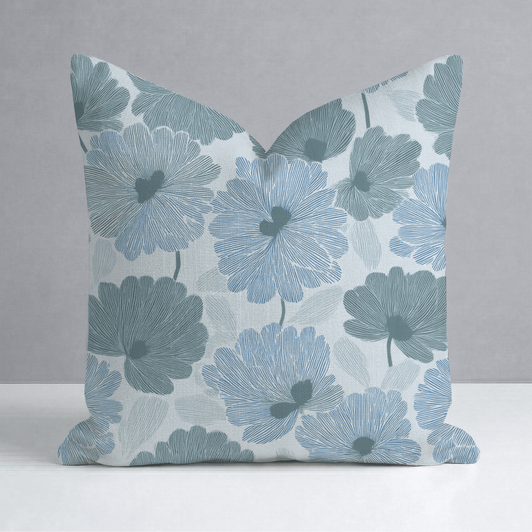 Blue My Robyn Throw Pillow - Benton Lane Home - Lemon Park