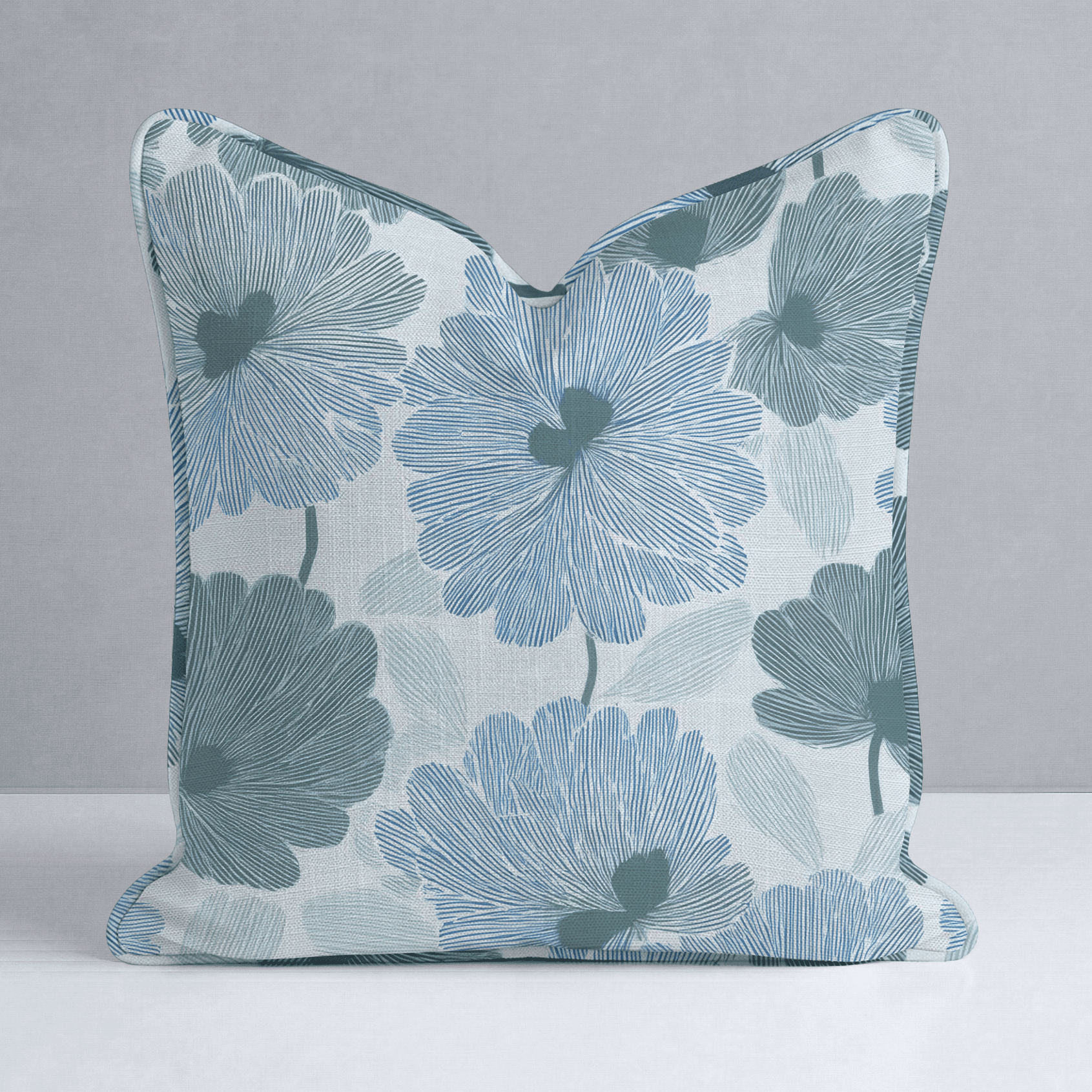 Blue My Robyn Throw Pillow - Benton Lane Home - Lemon Park