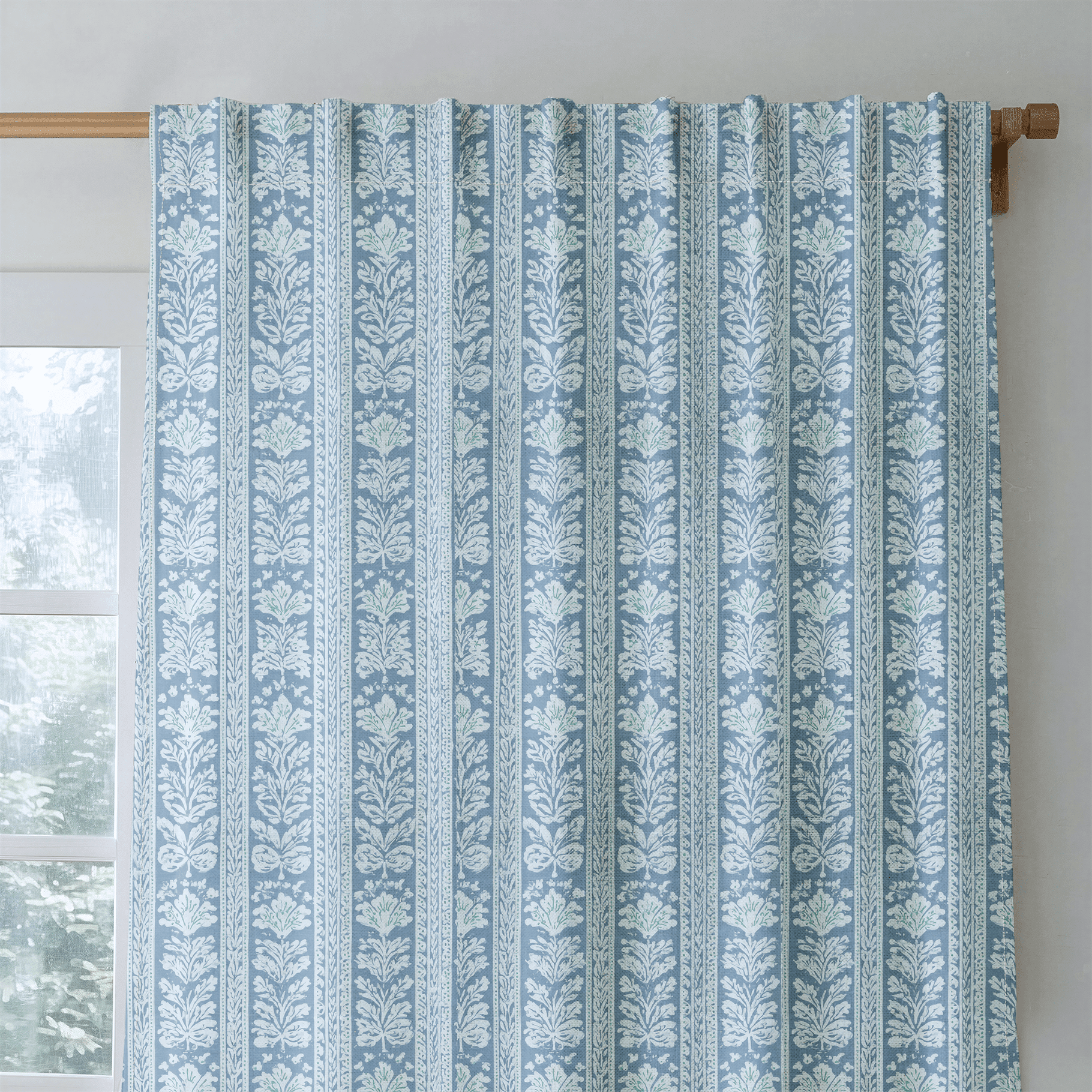 Blue Parlour - Drapery - Benton Lane Home - Lemon Park