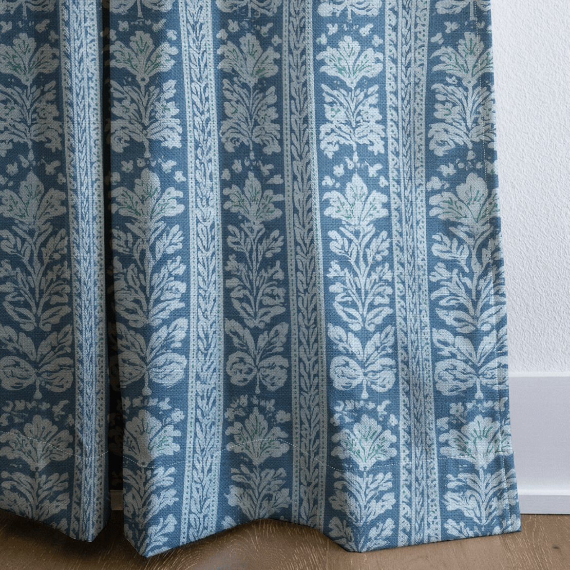 Blue Parlour - Drapery - Benton Lane Home - Lemon Park