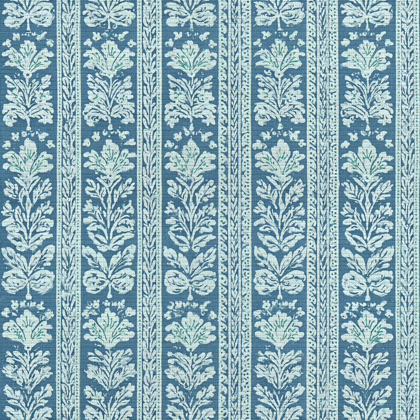 Blue Parlour Faux Grasscloth Wallpaper - Lemon Park