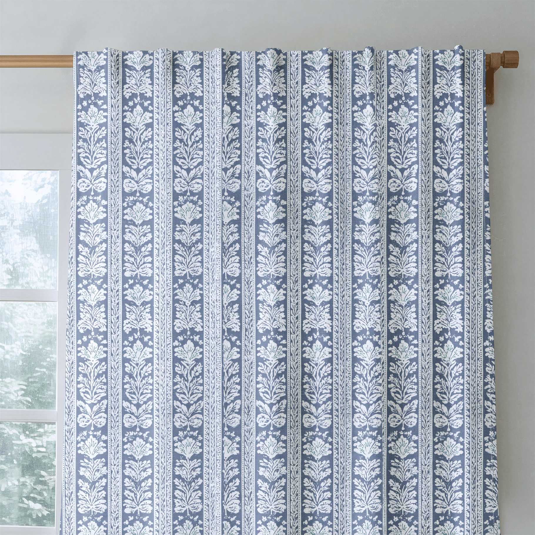 Blue Parlour Navy - Drapery - Benton Lane Home - Lemon Park