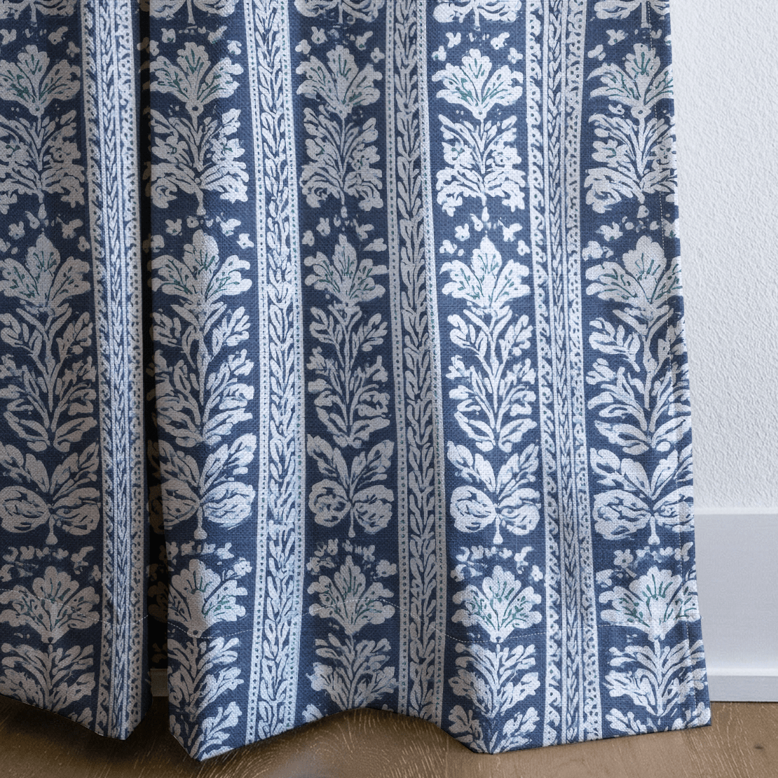 Blue Parlour Navy - Drapery - Benton Lane Home - Lemon Park