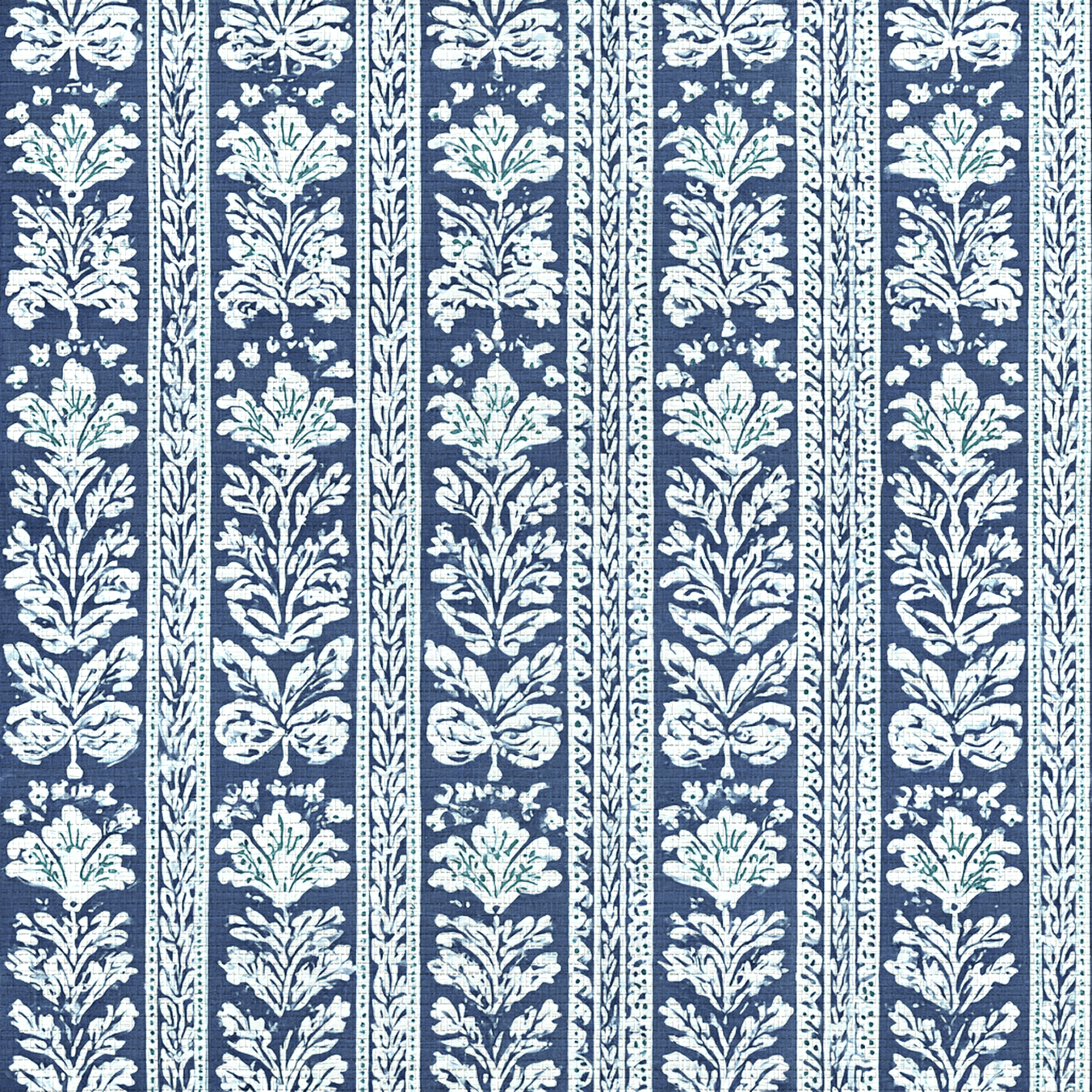 Blue Parlour Navy Faux Grasscloth Wallpaper - Lemon Park