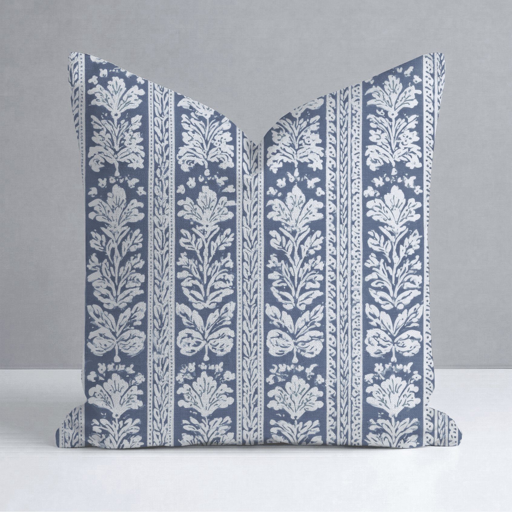 Blue Parlour Navy Throw Pillow - Benton Lane Home - Lemon Park