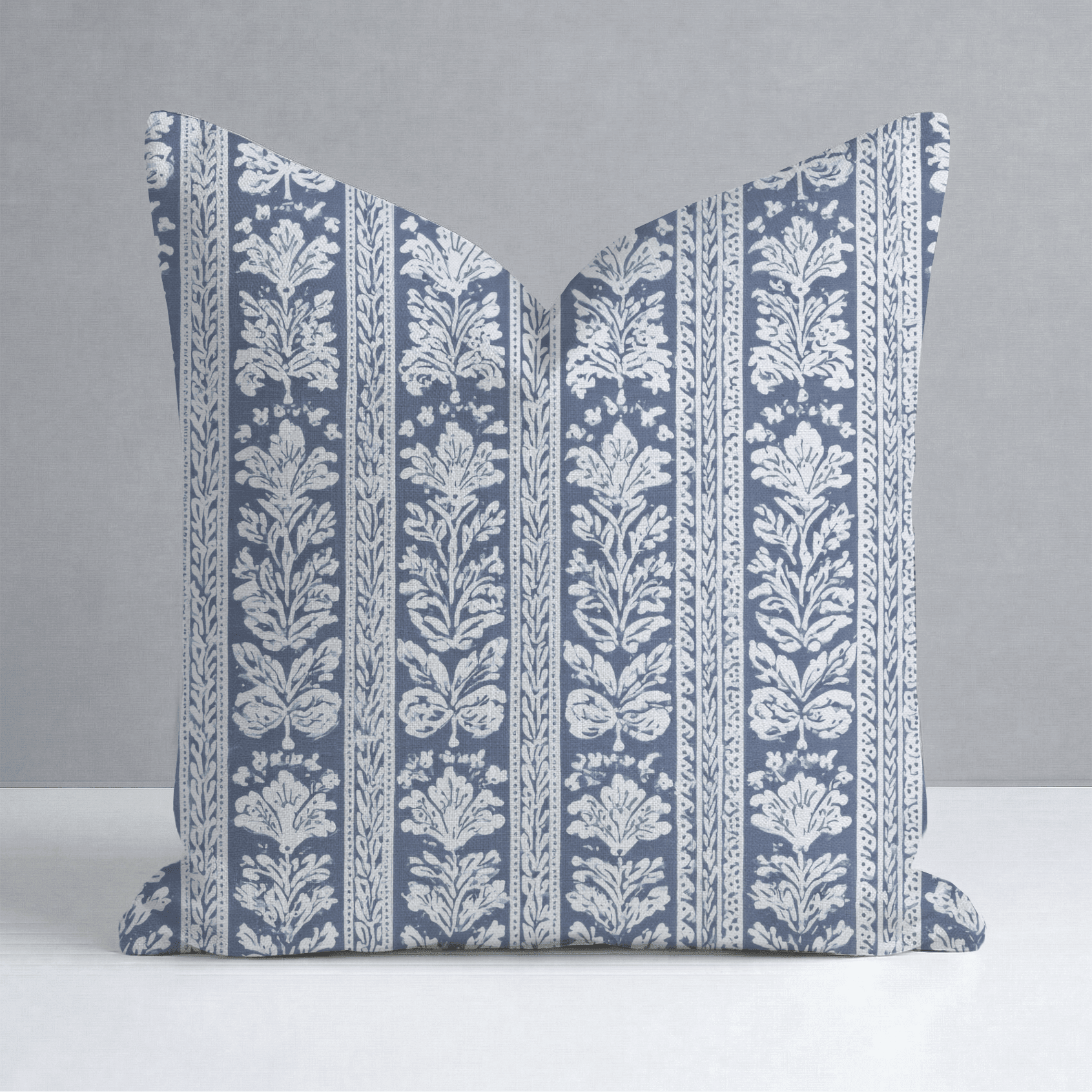Blue Parlour Navy Throw Pillow - Benton Lane Home - Lemon Park