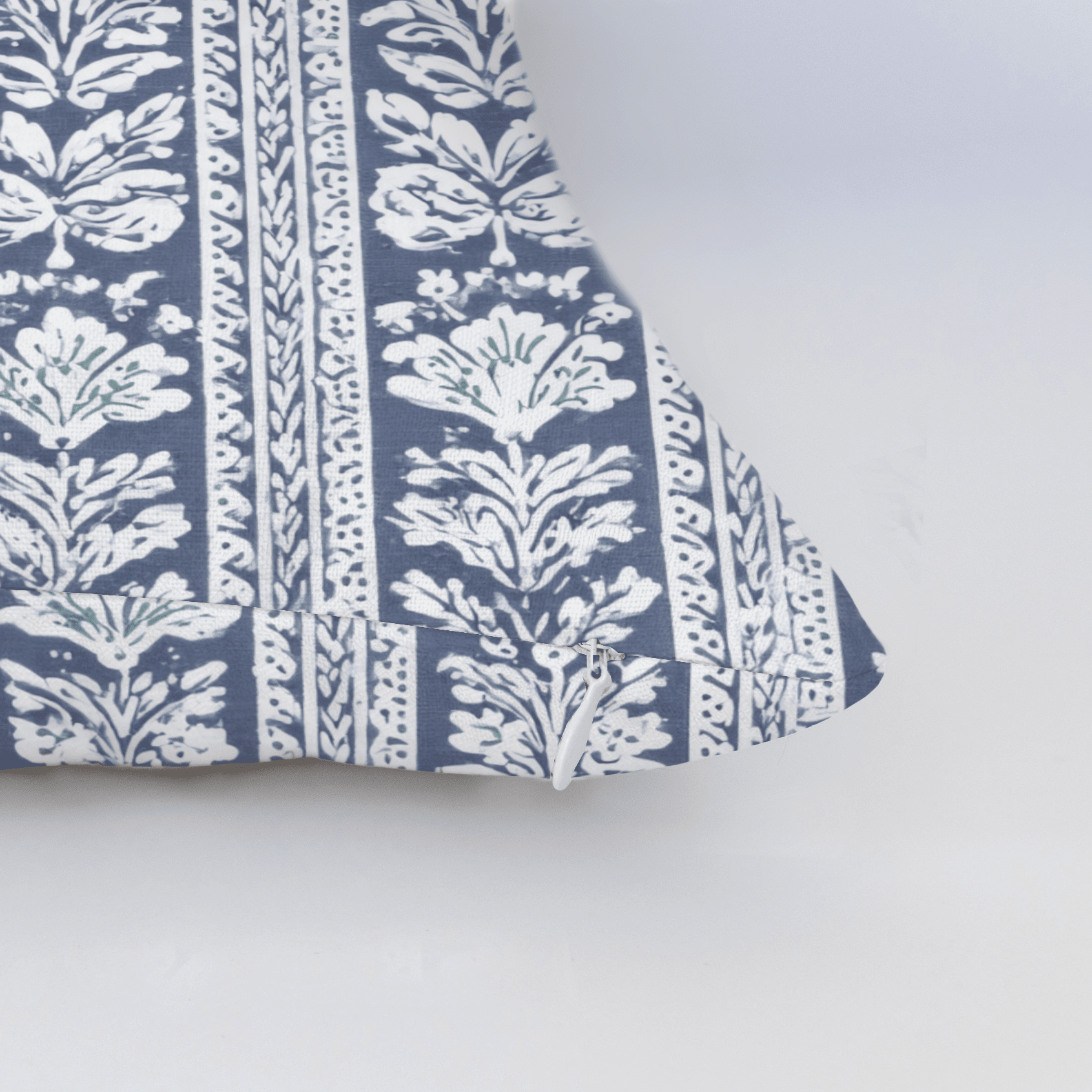 Blue Parlour Navy Throw Pillow - Benton Lane Home - Lemon Park