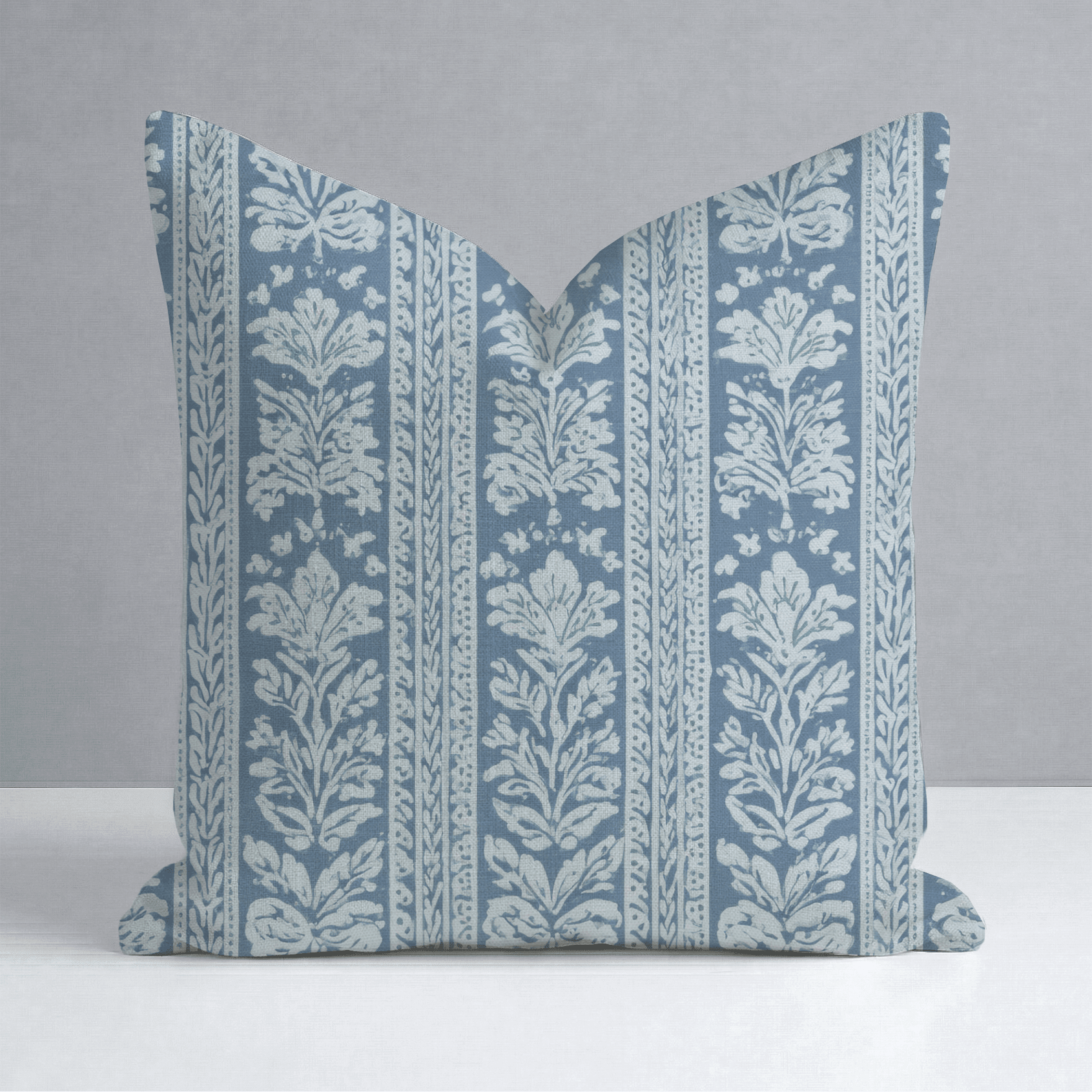 Blue Parlour Throw Pillow - Benton Lane Home - Lemon Park