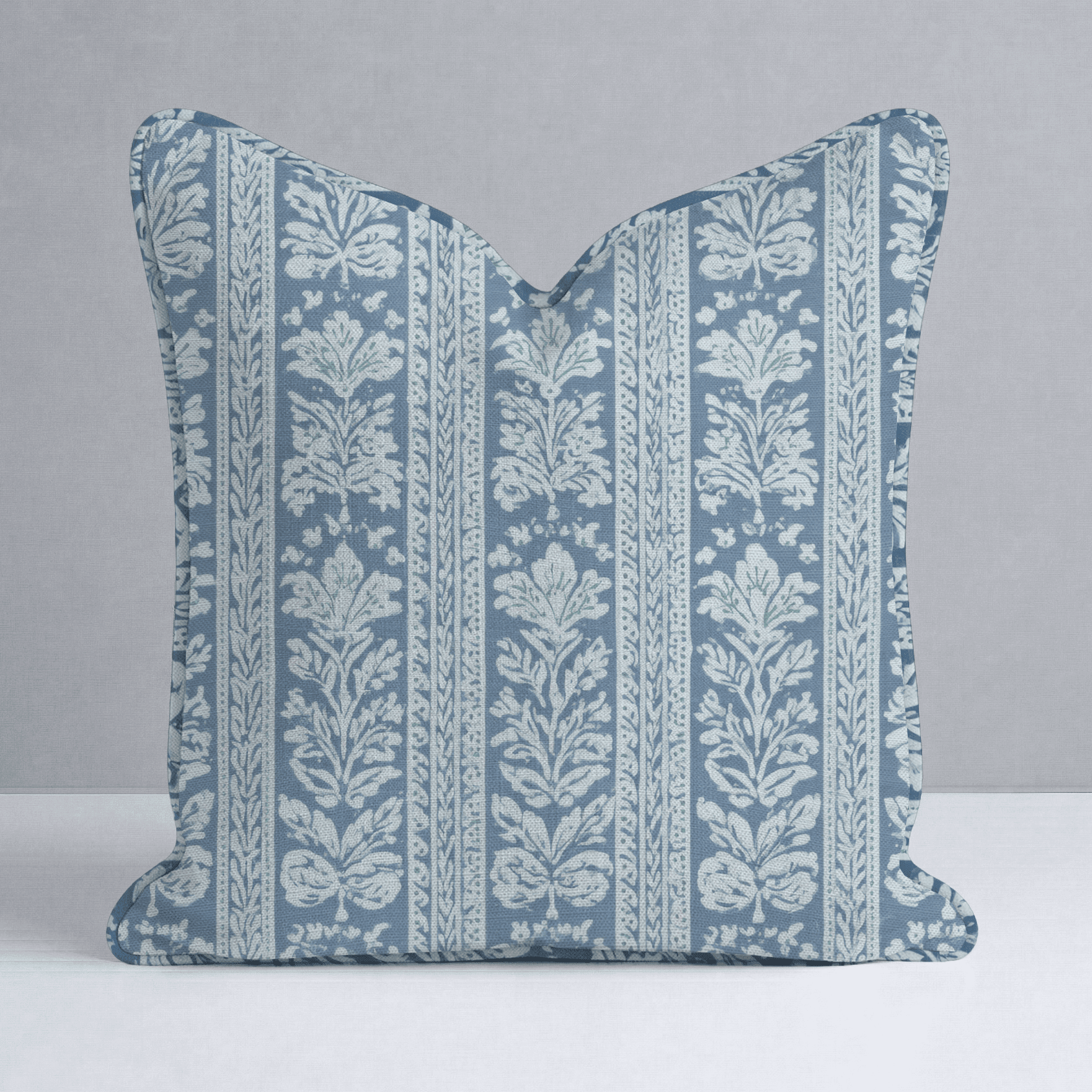 Blue Parlour Throw Pillow - Benton Lane Home - Lemon Park