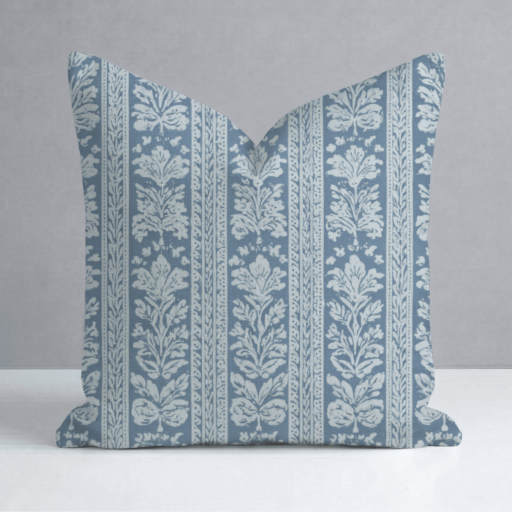 Blue Parlour Throw Pillow - Benton Lane Home - Lemon Park