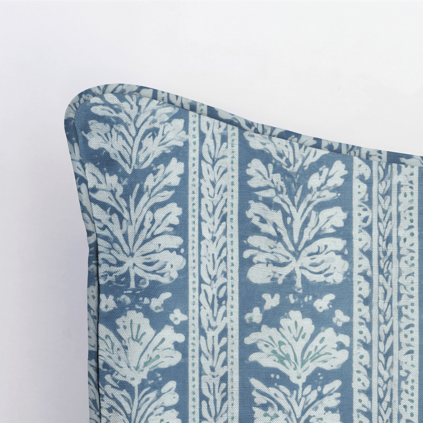Blue Parlour Throw Pillow - Benton Lane Home - Lemon Park
