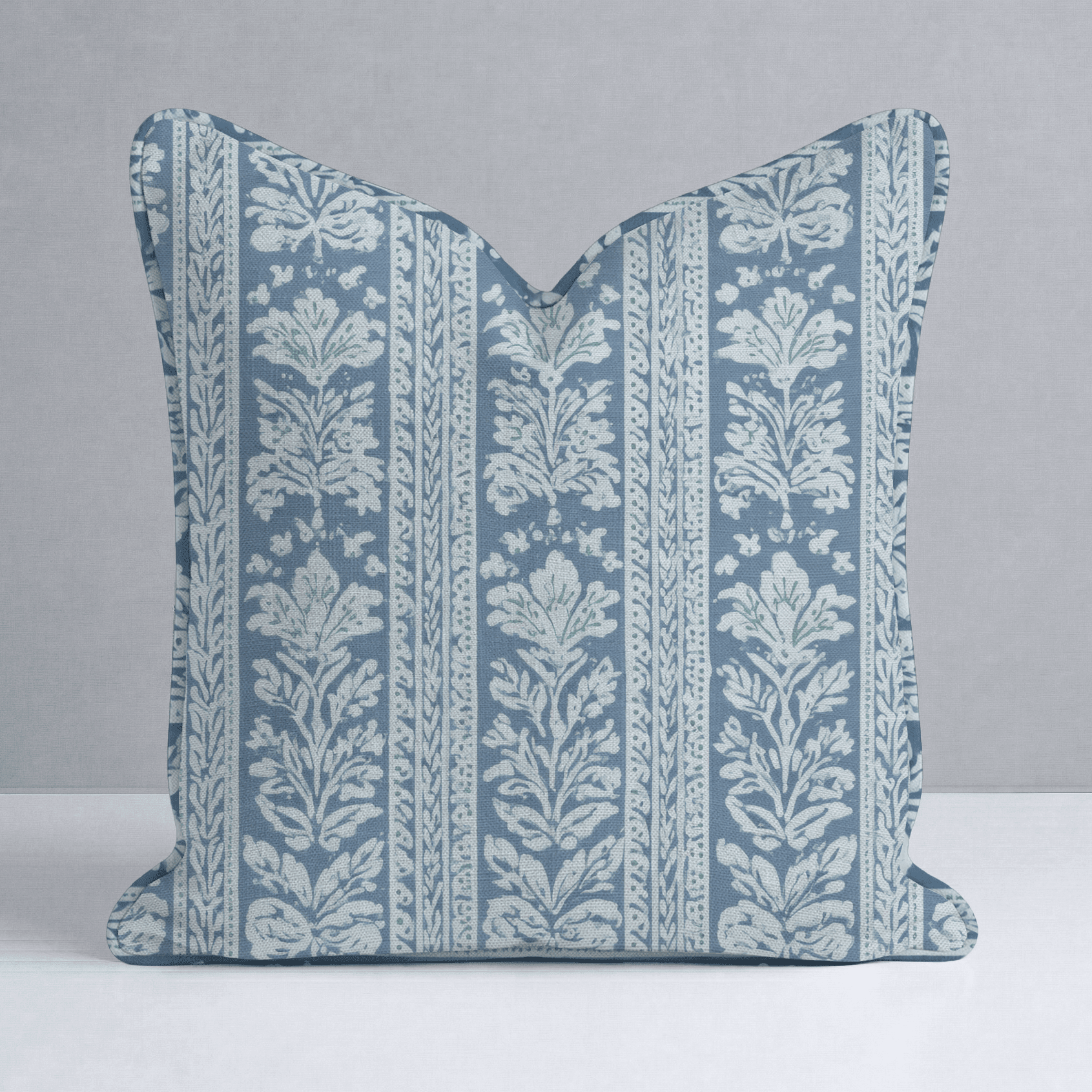 Blue Parlour Throw Pillow - Benton Lane Home - Lemon Park