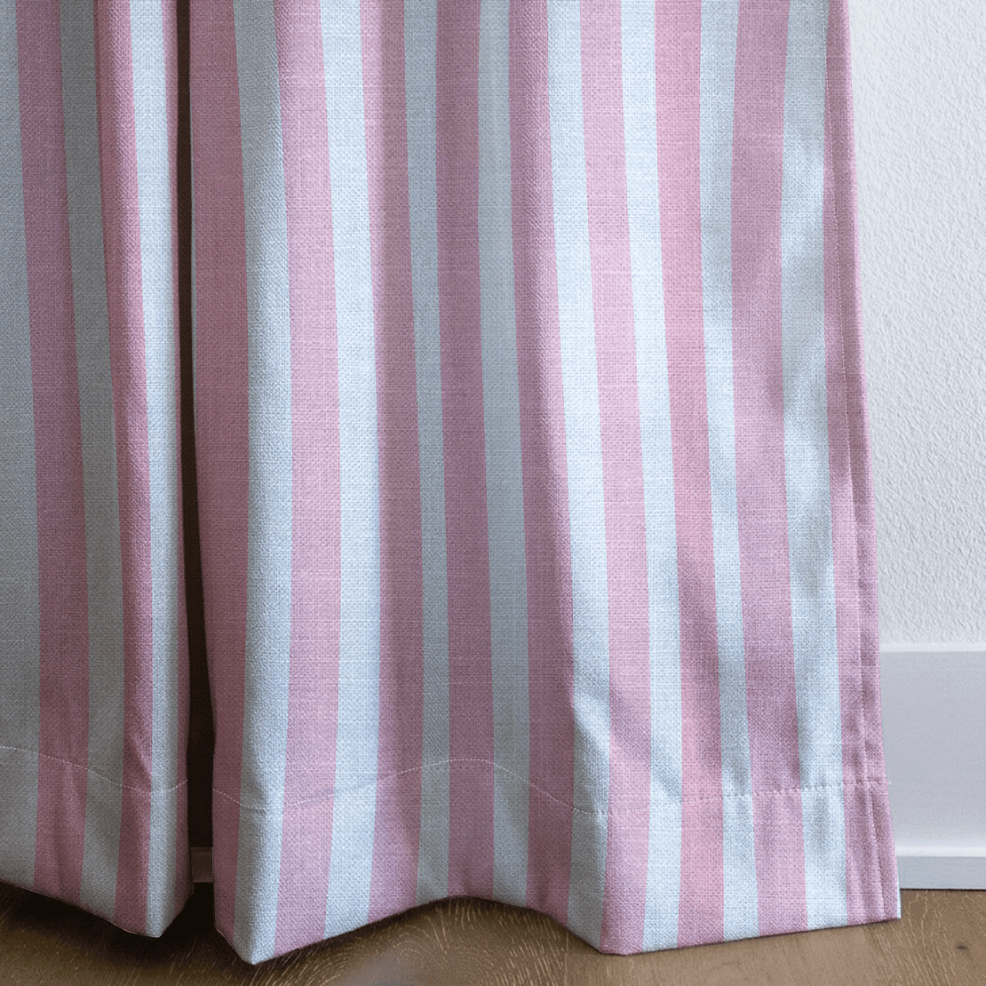 Blue & Pink Spencer - Drapery - Benton Lane Home - Lemon Park