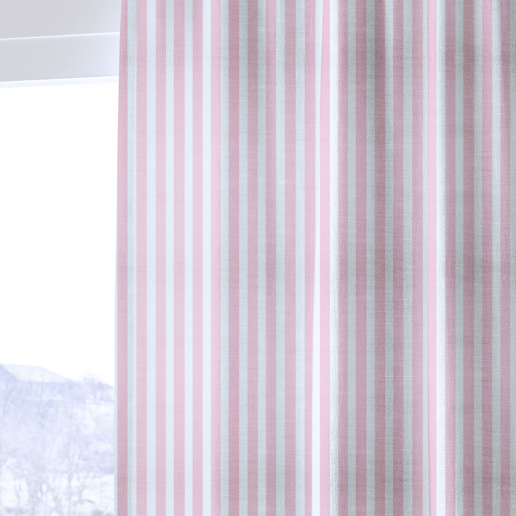 Blue & Pink Spencer - Drapery - Benton Lane Home - Lemon Park