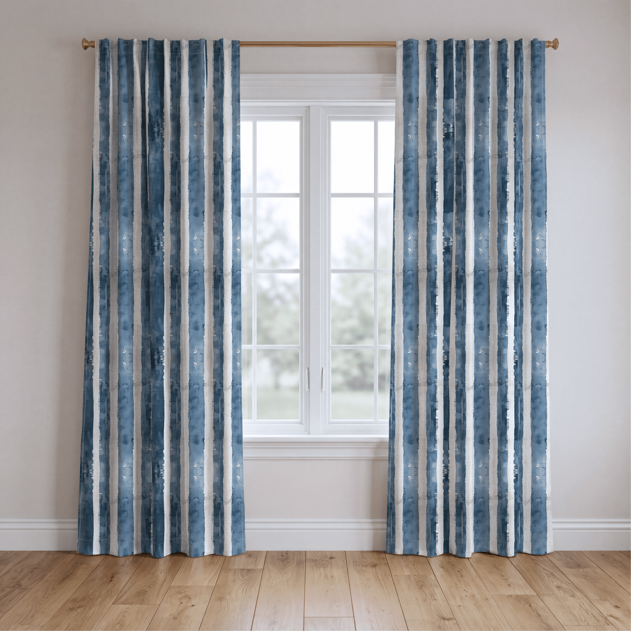 Blue Rhapsody - Drapery - Benton Lane Home - Lemon Park