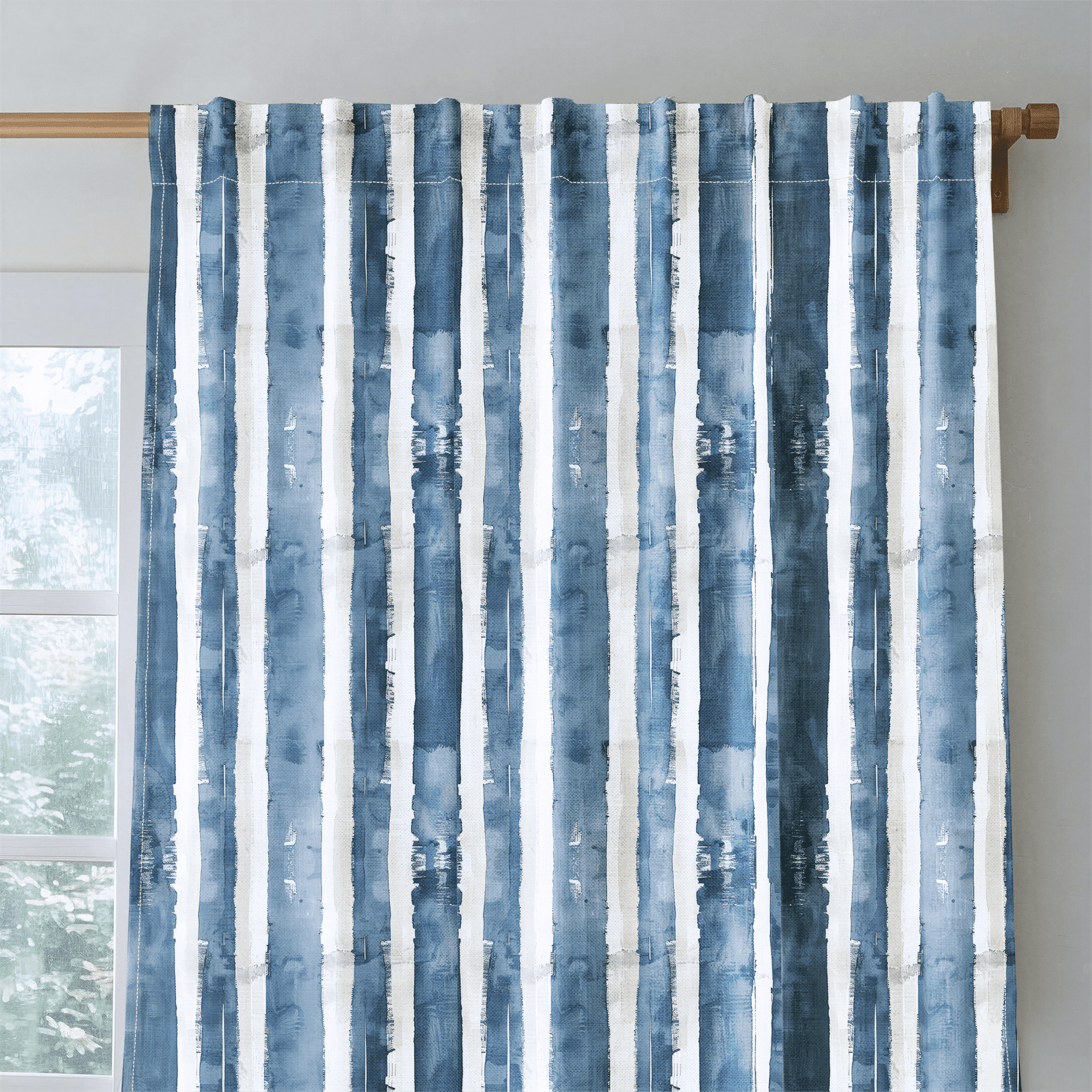 Blue Rhapsody - Drapery - Benton Lane Home - Lemon Park