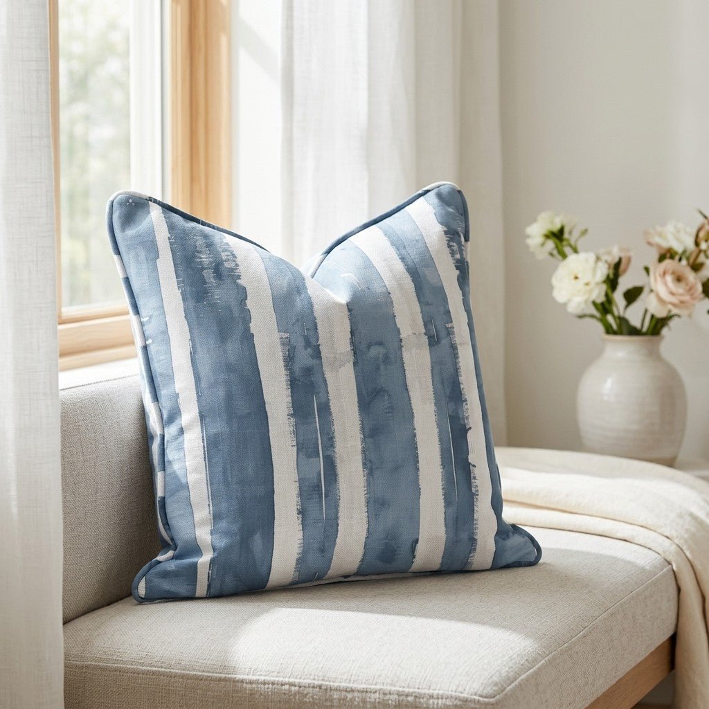 Blue Rhapsody Throw Pillow - Benton Lane Home - Lemon Park