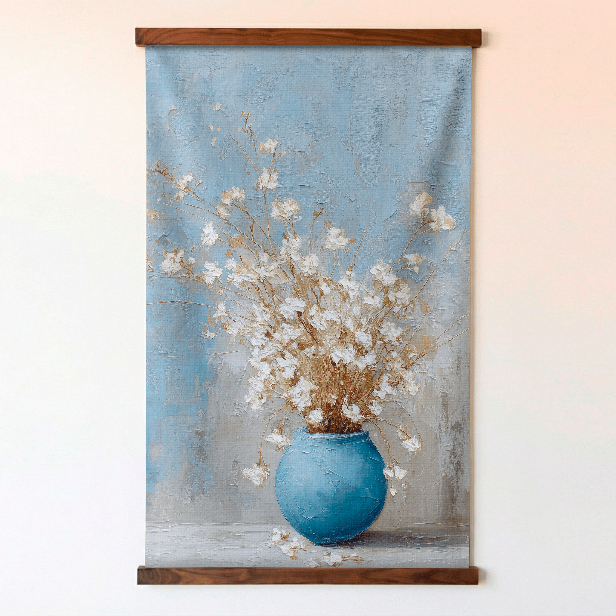 Blue Vase Still Life - Tapestry - Benton Lane Home - Lemon Park