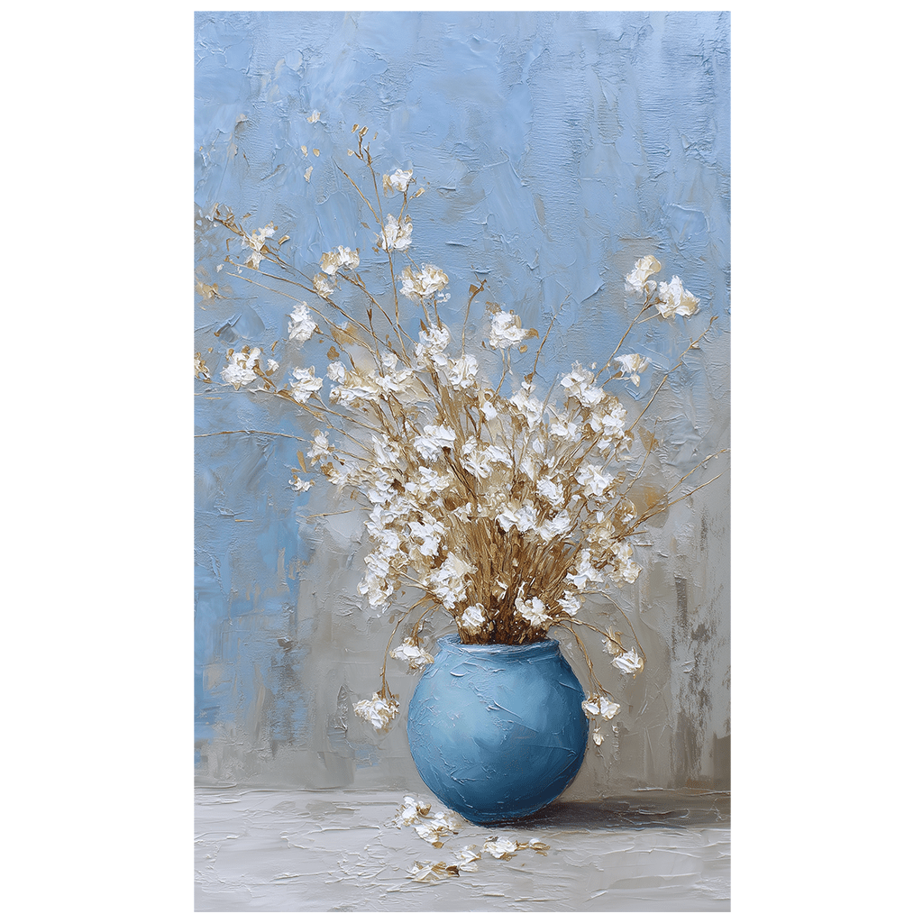 Blue Vase Still Life - Tapestry - Benton Lane Home - Lemon Park
