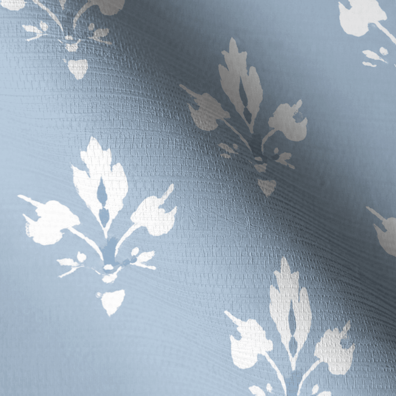Bluebell Crest Faux Grasscloth Wallpaper - Lemon Park
