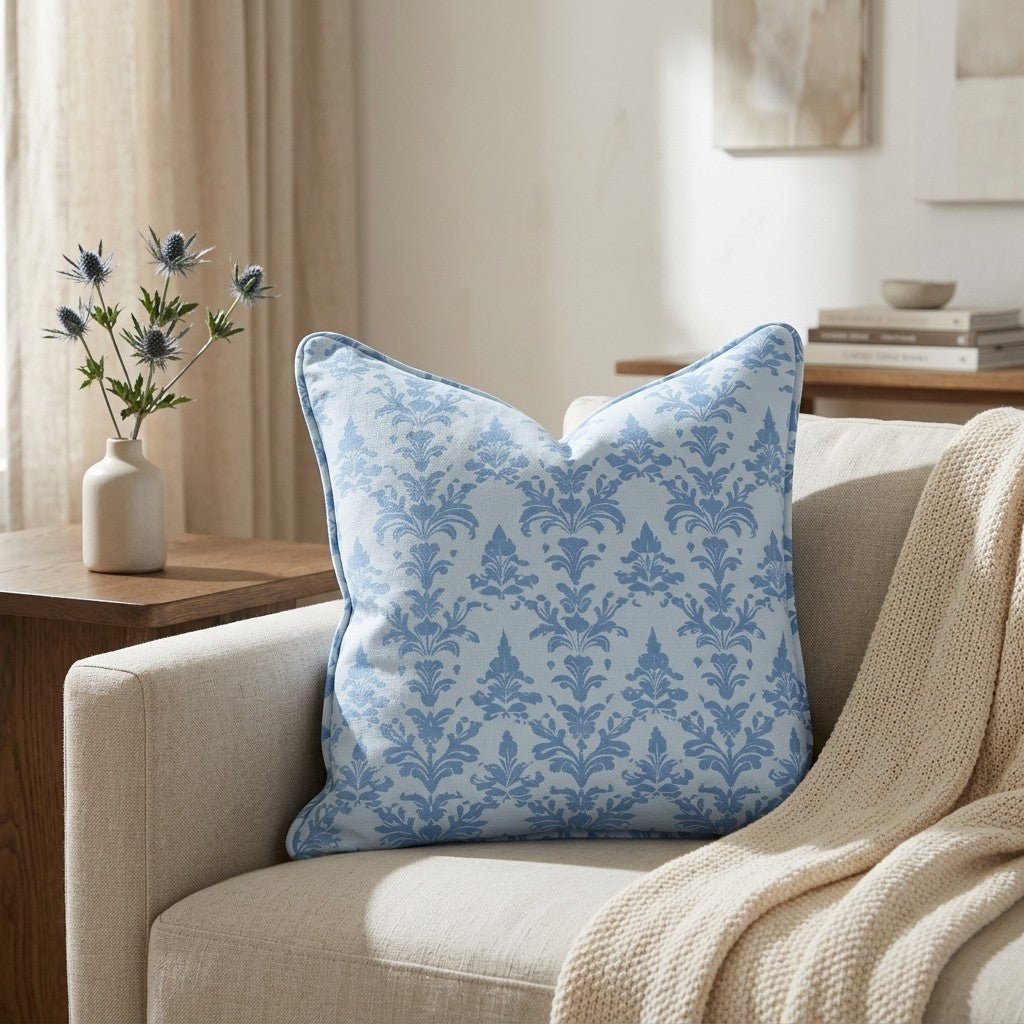 Bluebell Throw Pillow - Benton Lane Home - Lemon Park