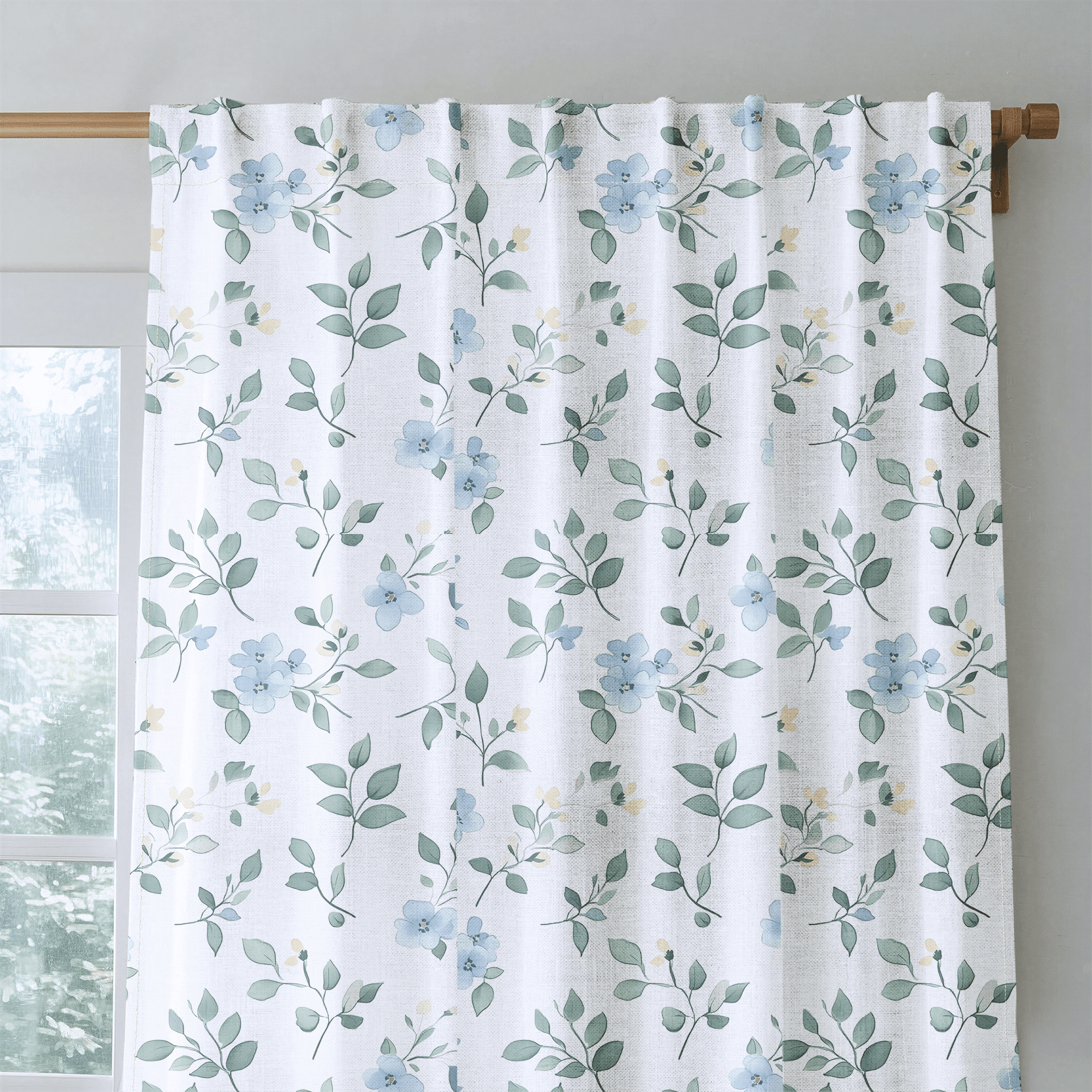 Bluebell Whimsy - Drapery - Benton Lane Home - Lemon Park