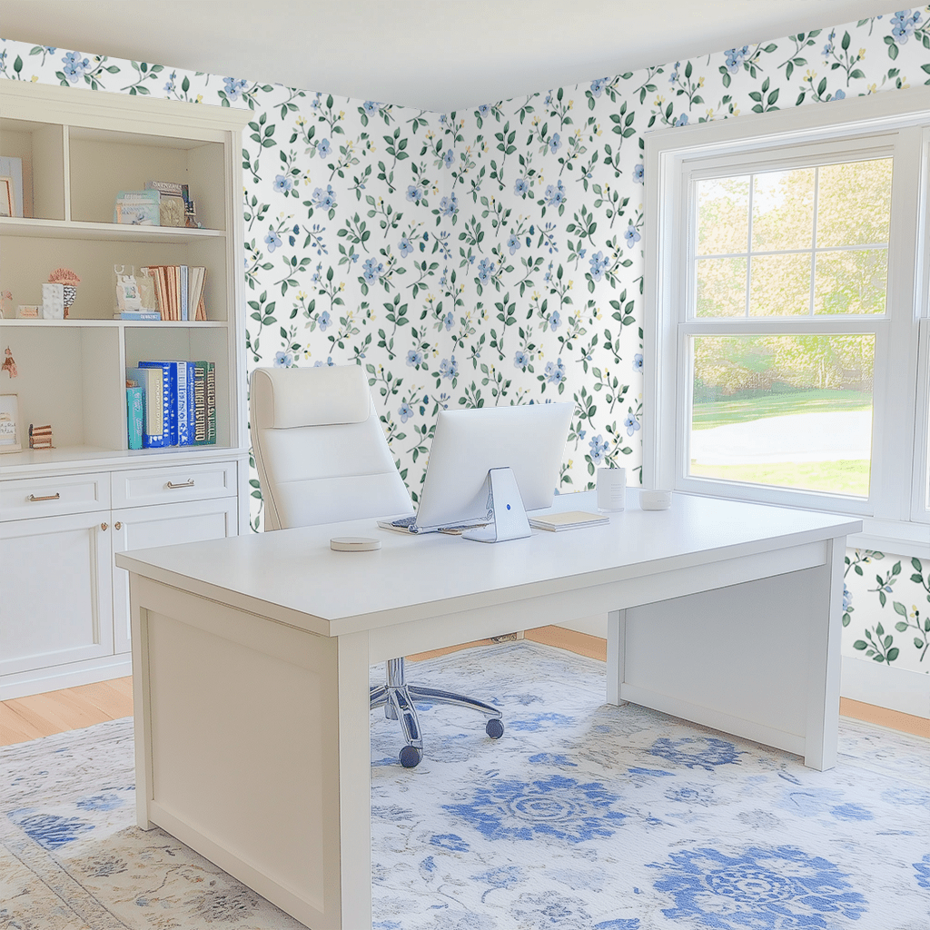 Bluebell Whimsy Wallpaper - Benton Lane Home - Lemon Park