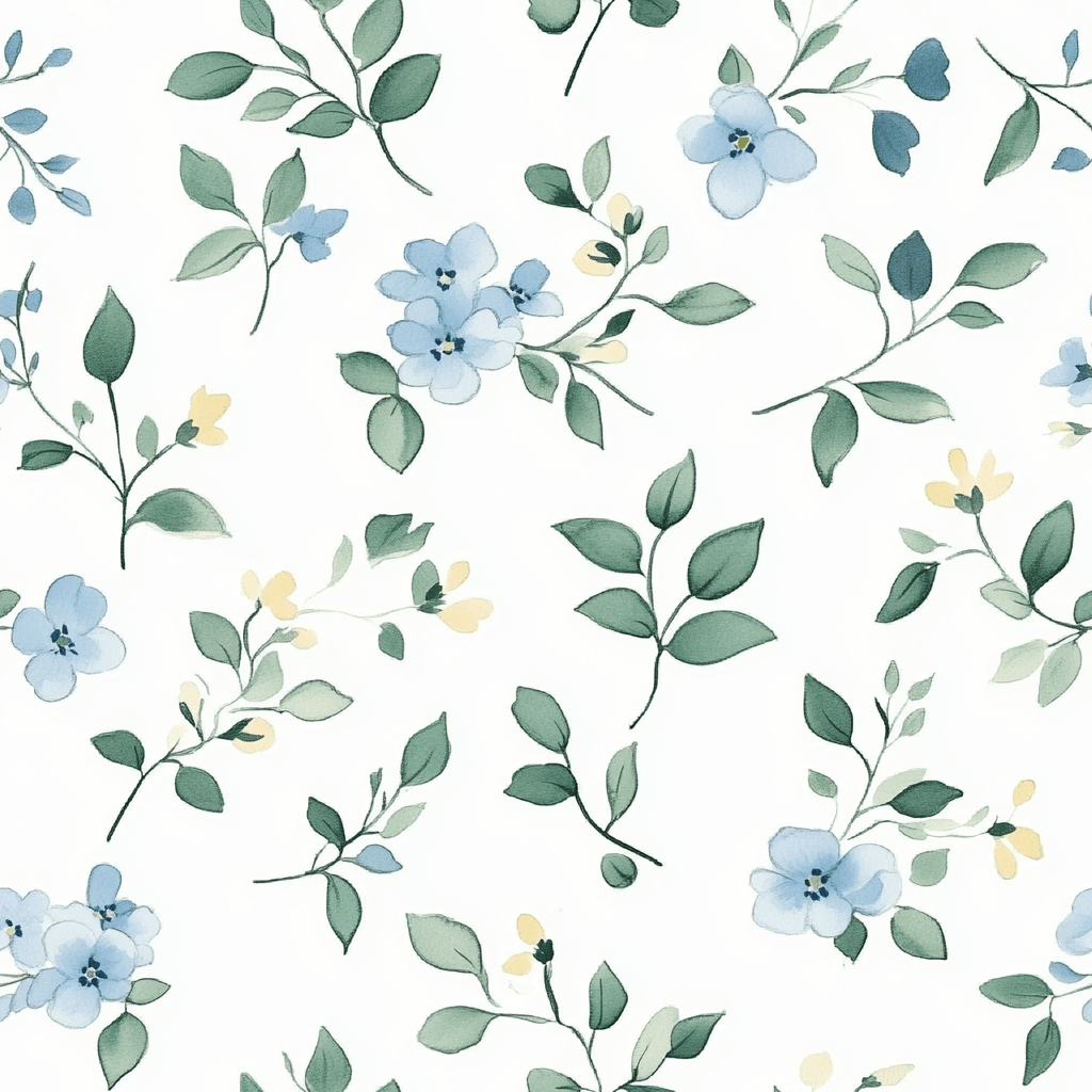 Bluebell Whimsy Wallpaper - Lemon Park