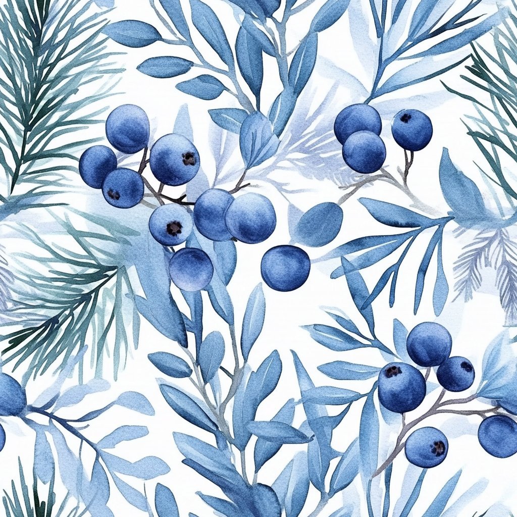 Blueberry Bliss - Benton Lane Home - Painted Paper