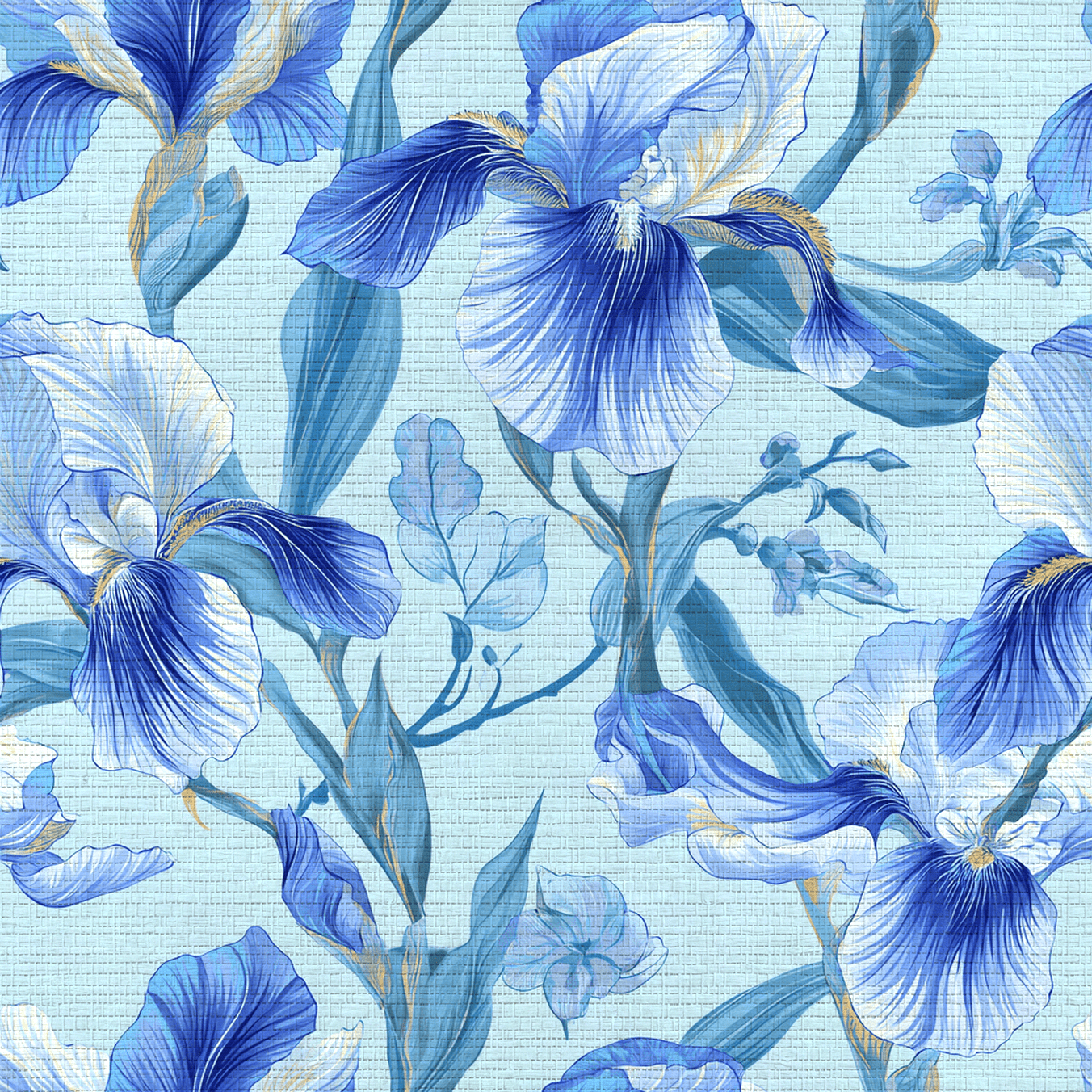 Blueberry Dream Faux Grasscloth Wallpaper - Lemon Park