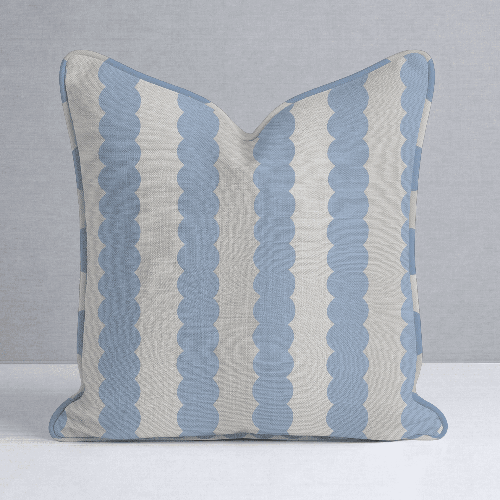 Blueberry Stripes Throw Pillow - Benton Lane Home - Lemon Park